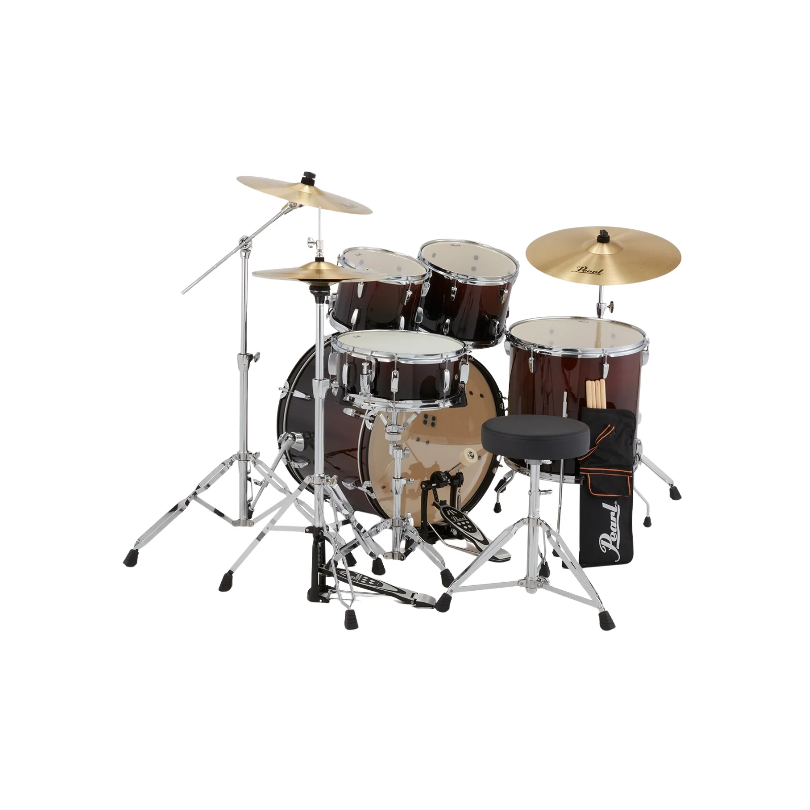 Pearl RS525SB Roadshow Drum Set – Garnet Fade - Image 3