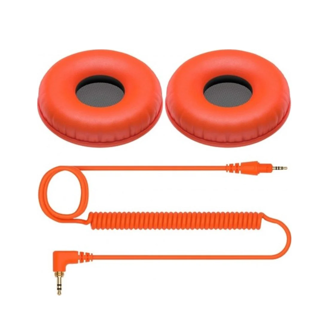 Pioneer HDJ-CUE1 Cable&Earpads HC-CP08-M Orange