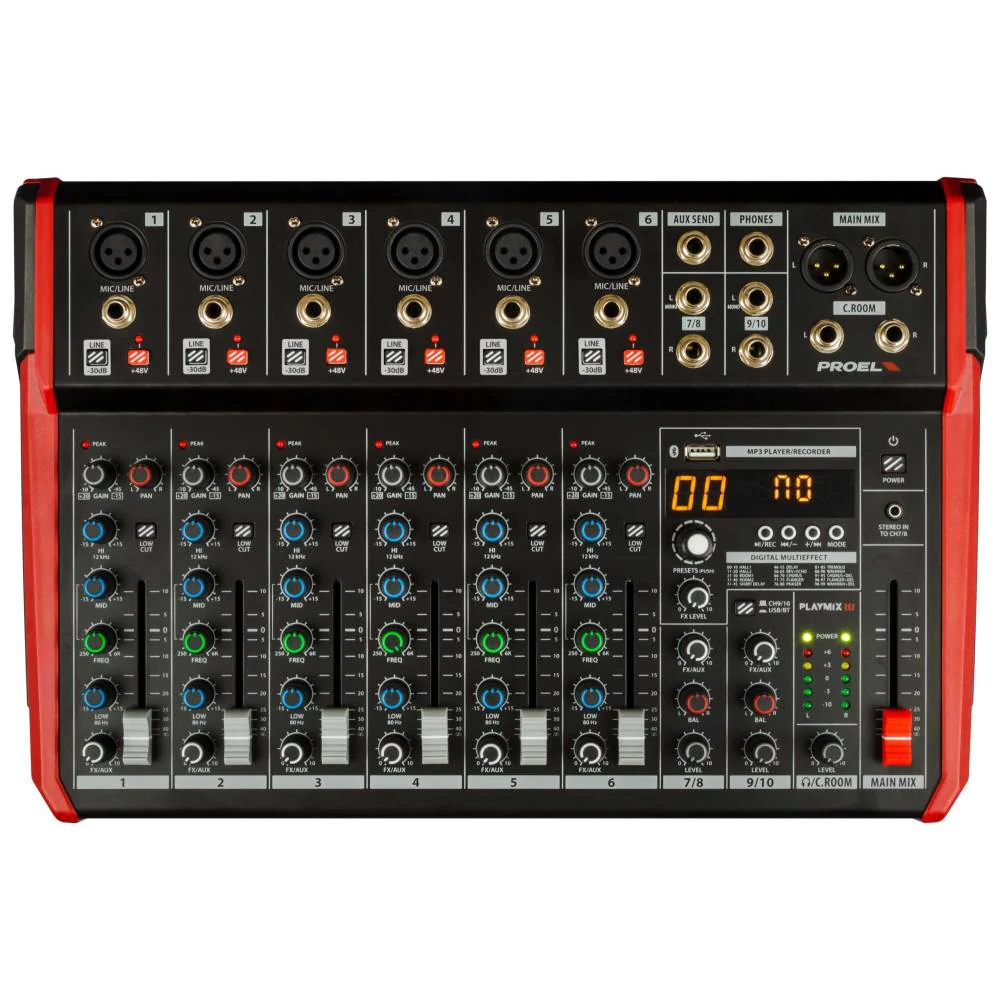 Proel PLAYMIX10 Compact 10-Channel Mixer - Image 5