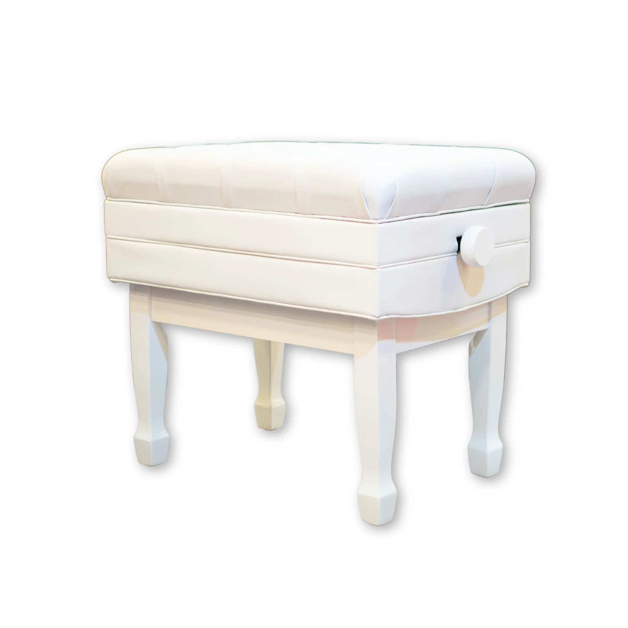 Steiner TN-QD-4HX Adjustable Piano Bench - White - Image 3