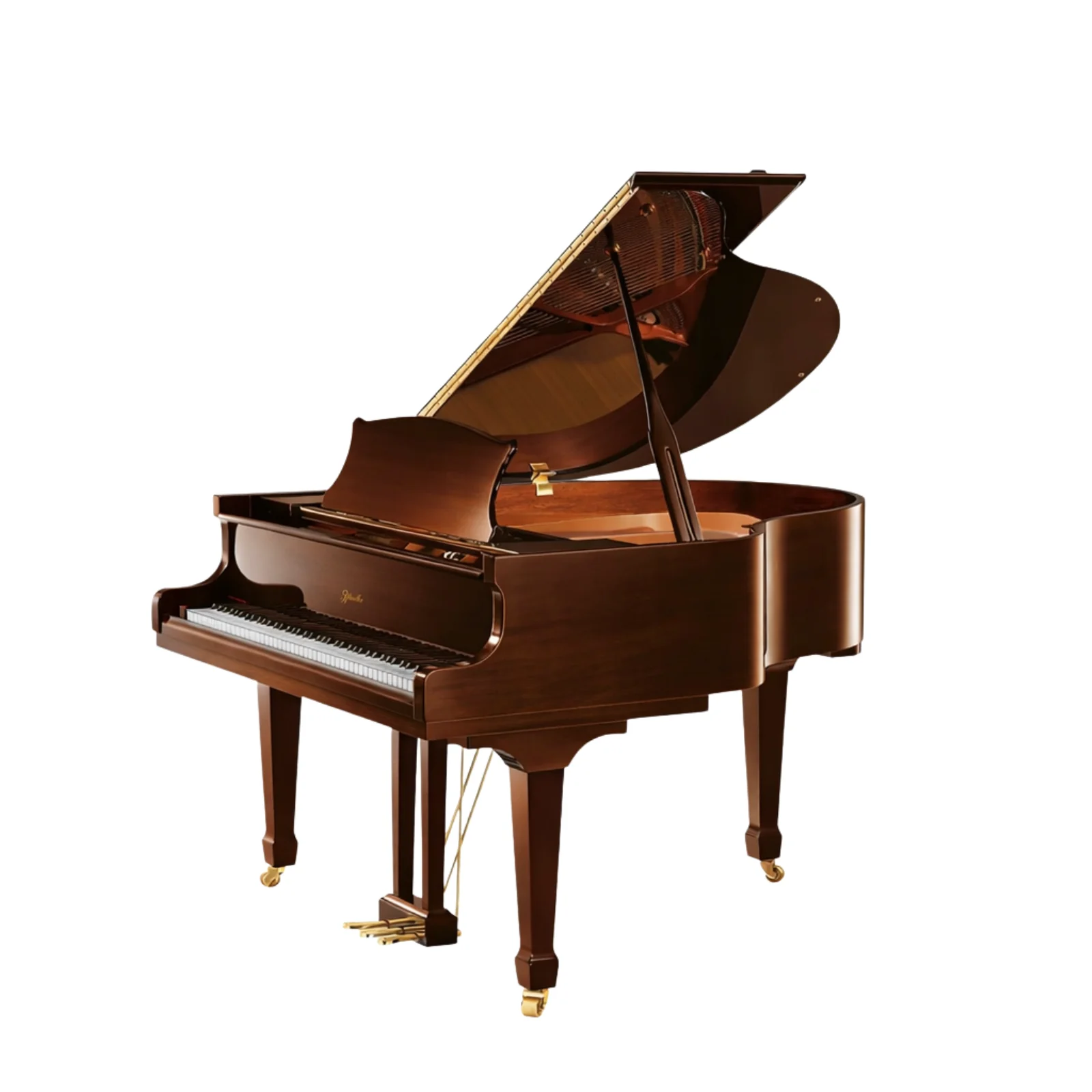 Ritmüller R8 Baby Grand Piano – Brown