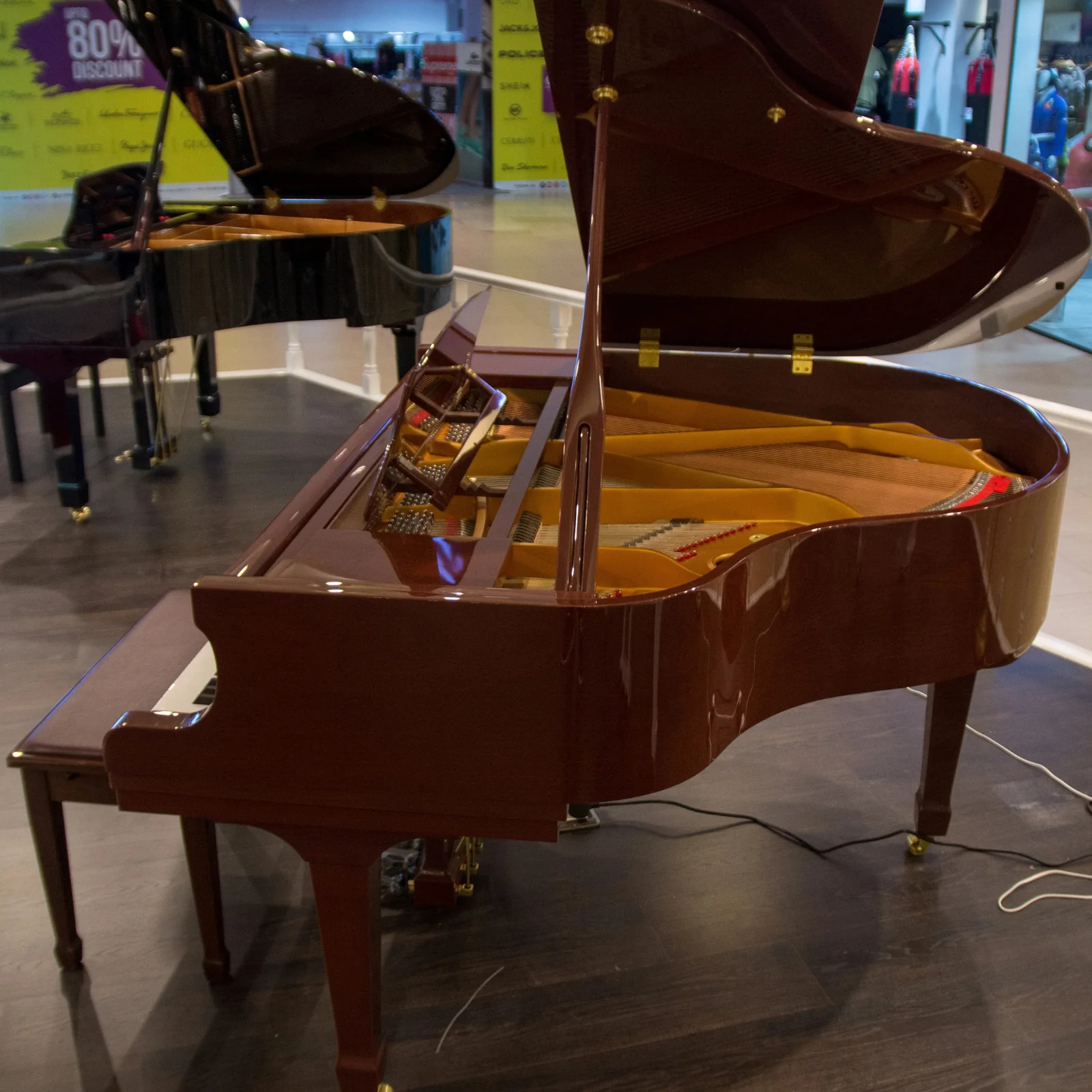 Ritmüller R8 Baby Grand Piano – Brown - Image 3