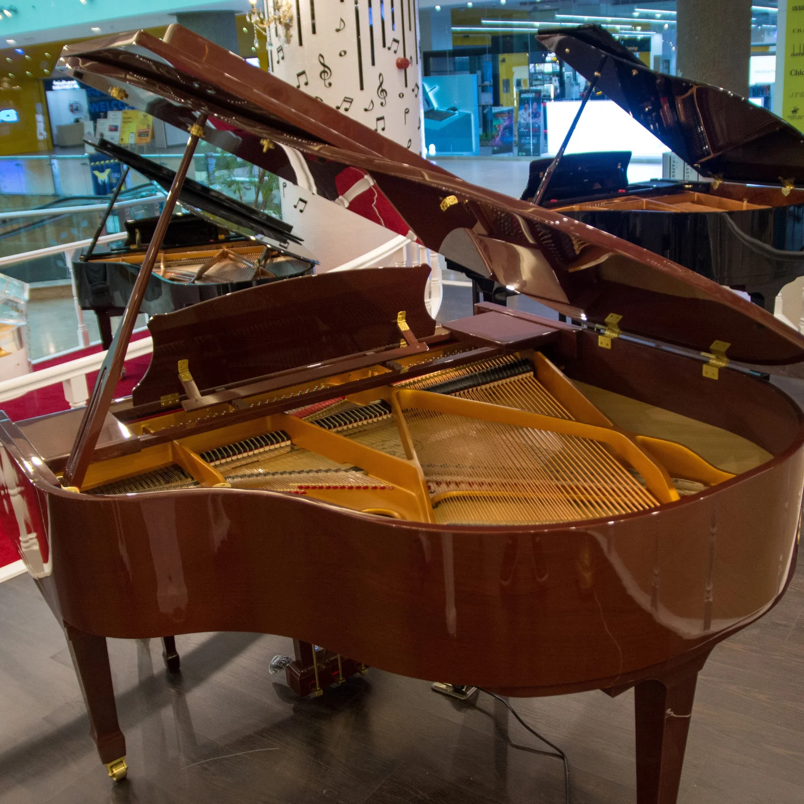 Ritmüller R8 Baby Grand Piano – Brown - Image 6