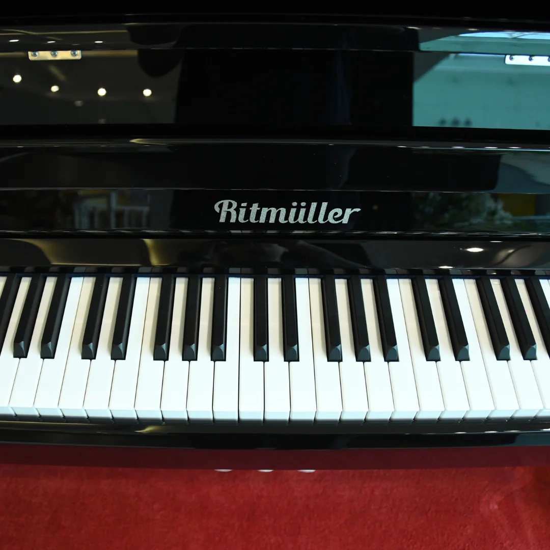 Ritmuller RS-118 Upright Piano -  Black - Image 4