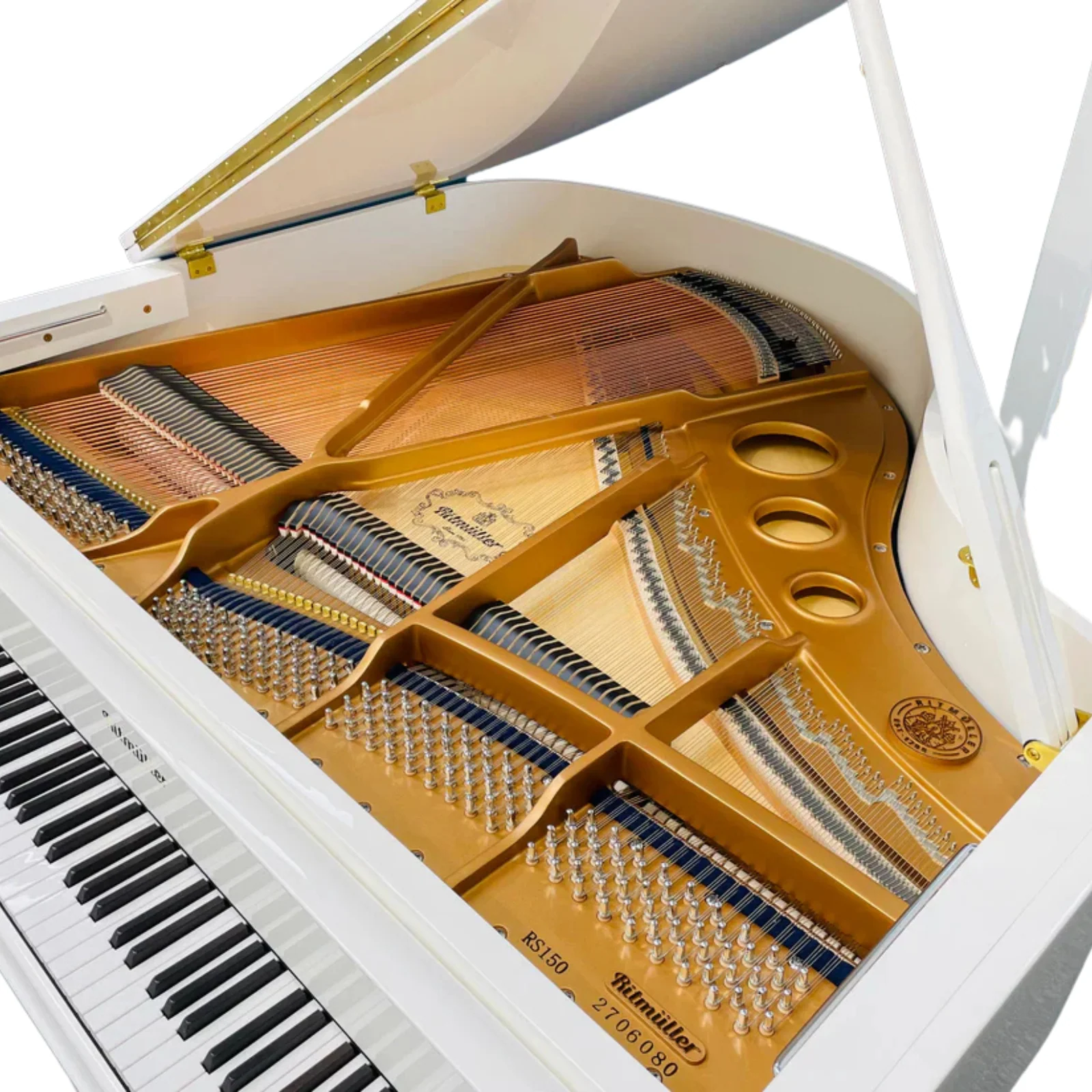 Ritmüller RS150 Grand Piano Superior Series – White - Image 4