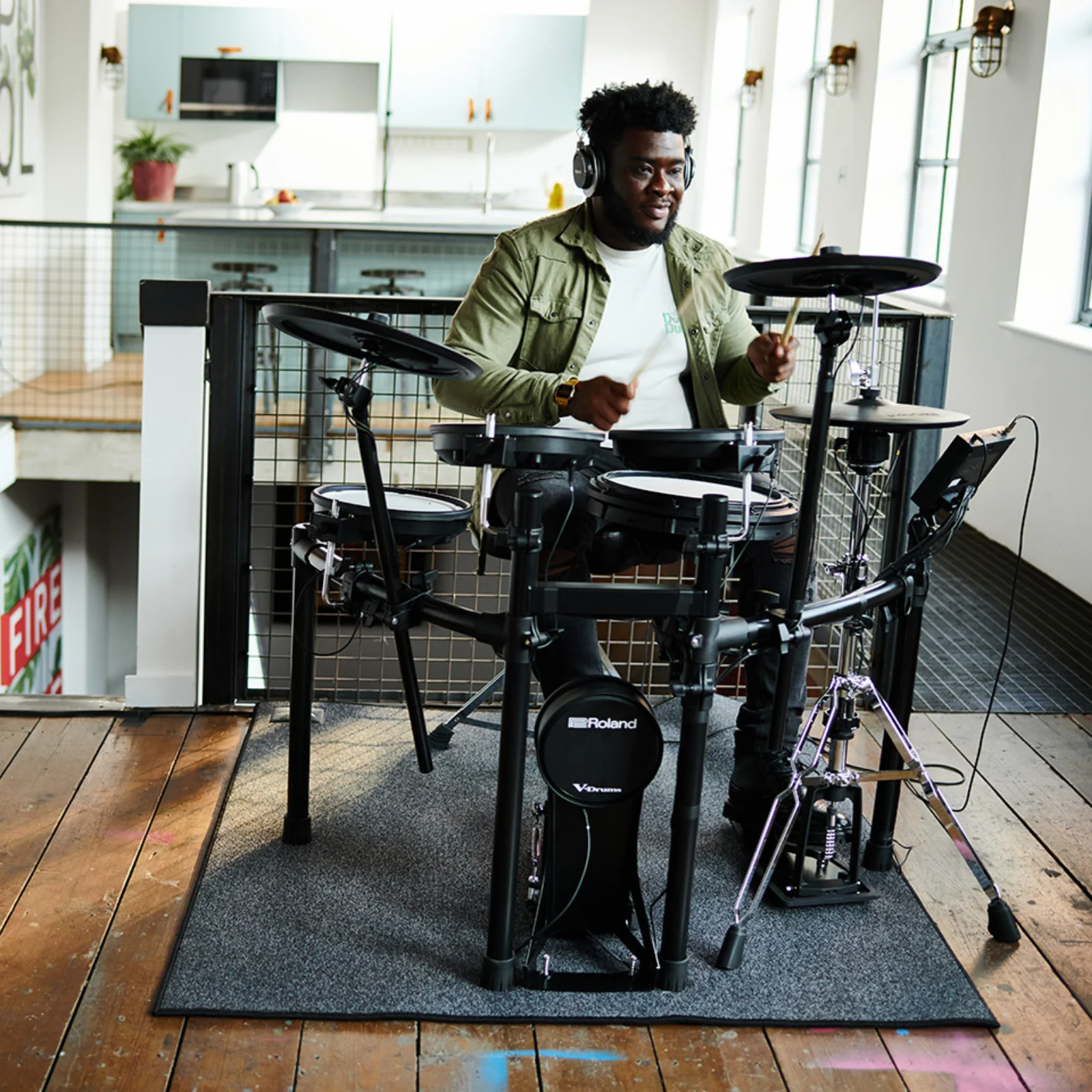 Roland TD-07KVX V-Drums Electronic Drum Kit - Image 5