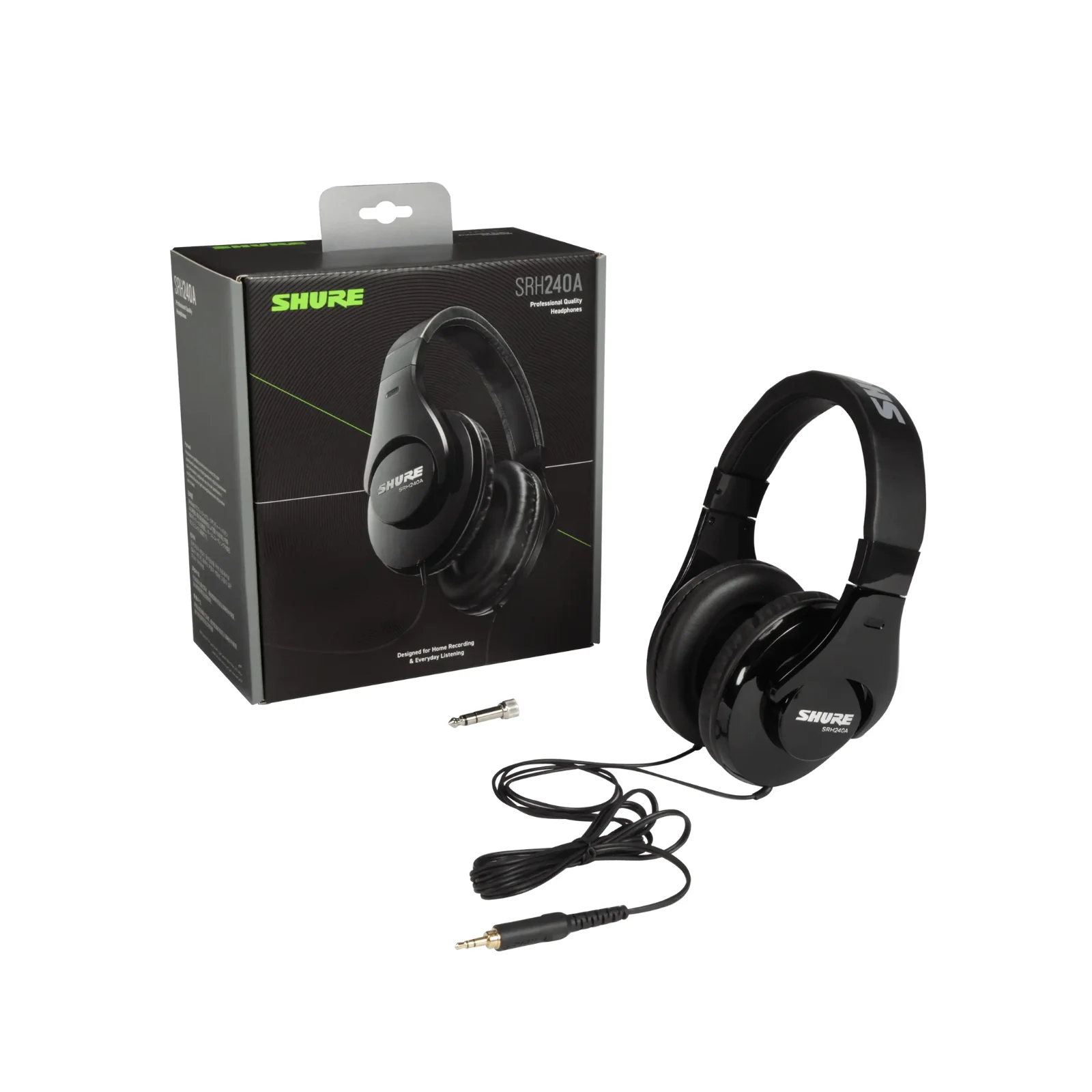 Shure SRH240A-BK-EFS Professional Studio Headphones - Image 5