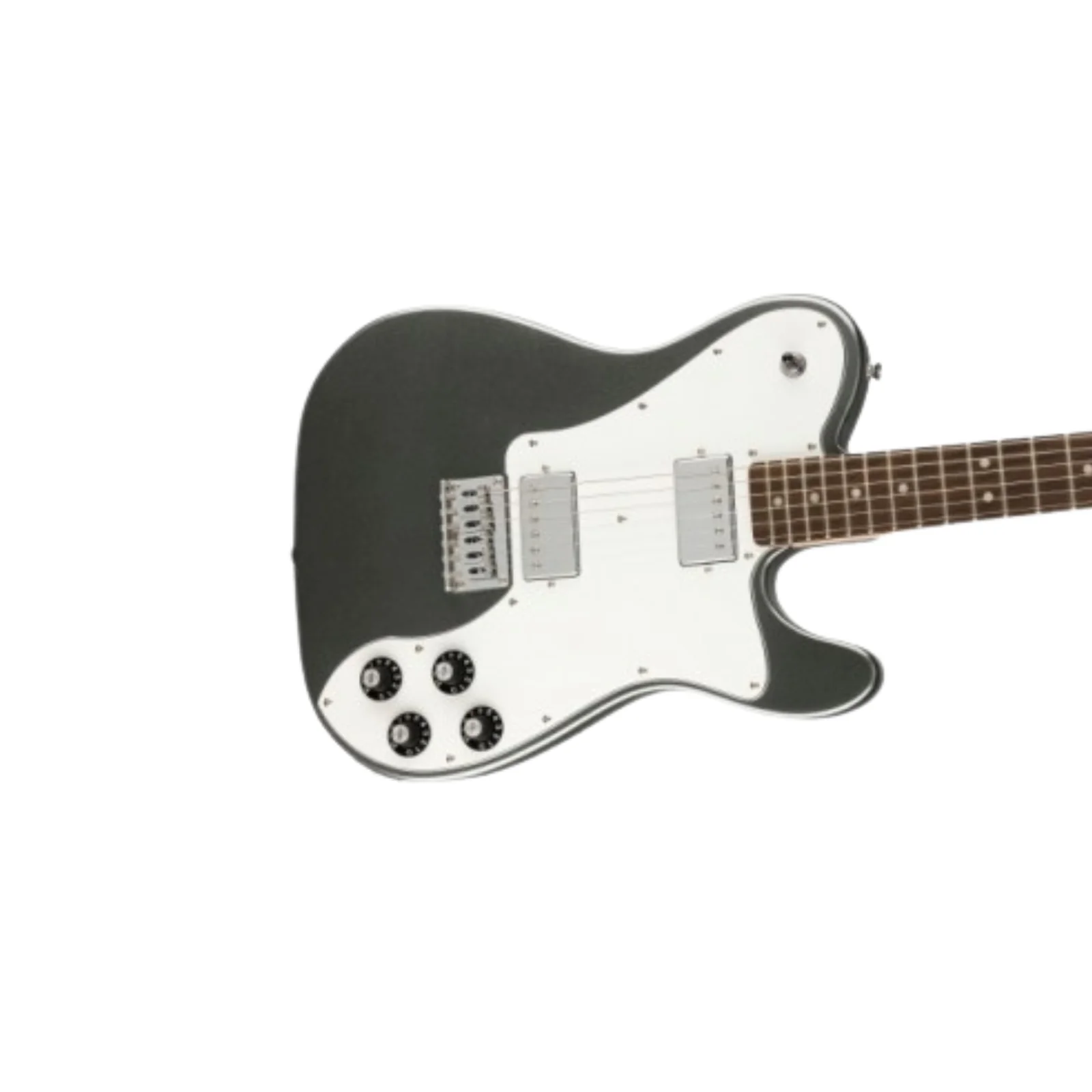 Squier Affinity Series Telecaster Deluxe Charcoal Frost Metallic - Image 3