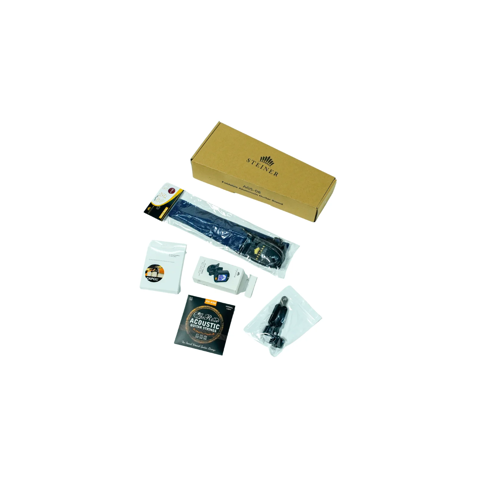 Steiner AG-62 Acoustic Guitar Launch Pack – Sunburst - Image 6