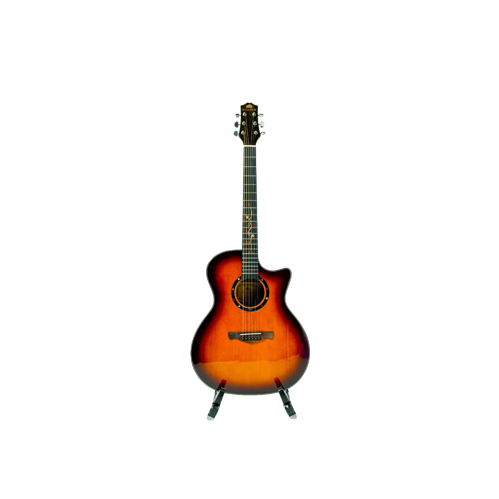 Steiner AG-G17 Acoustic Guitar – Sunburst - Image 2