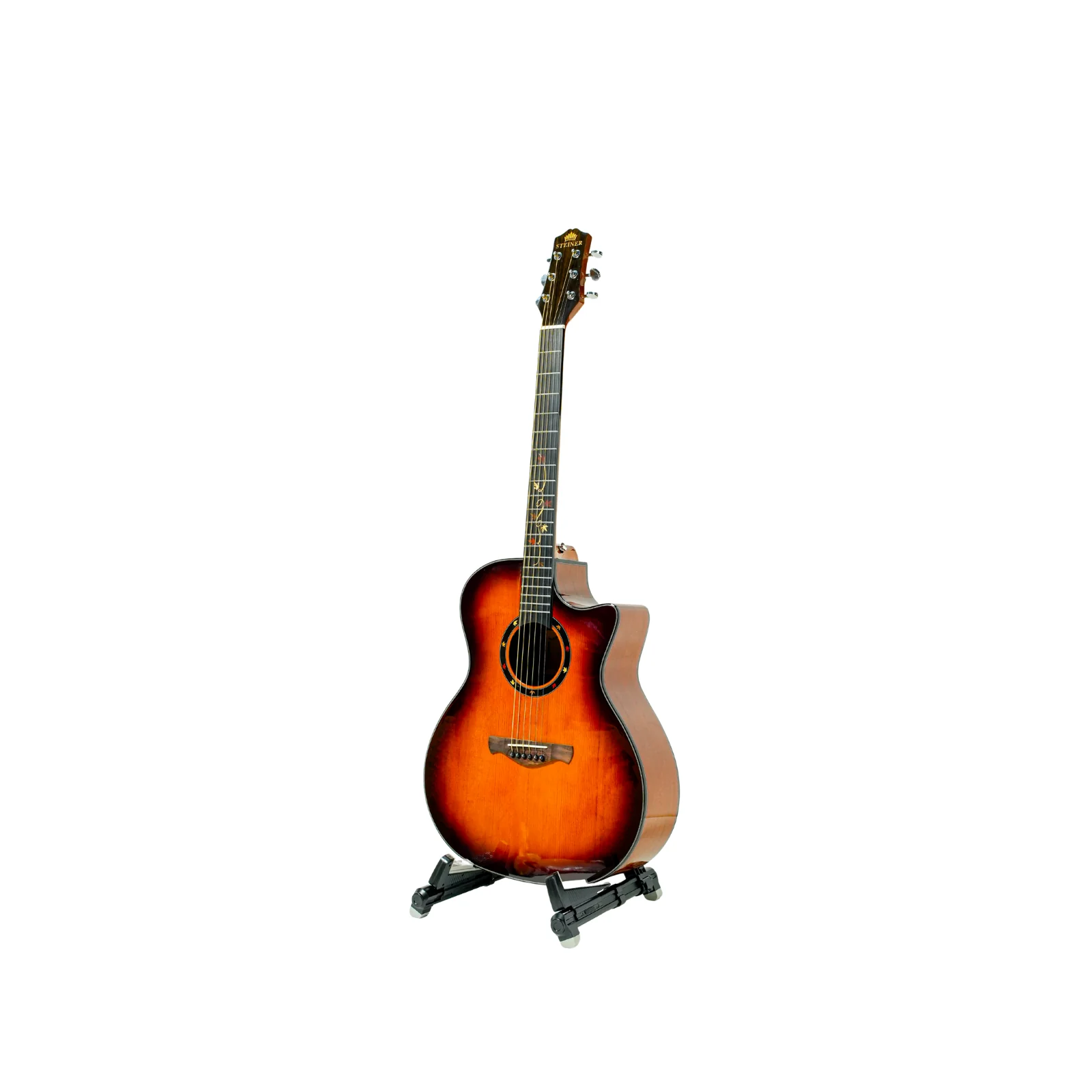 Steiner AG-G17 Acoustic Guitar – Sunburst - Image 4
