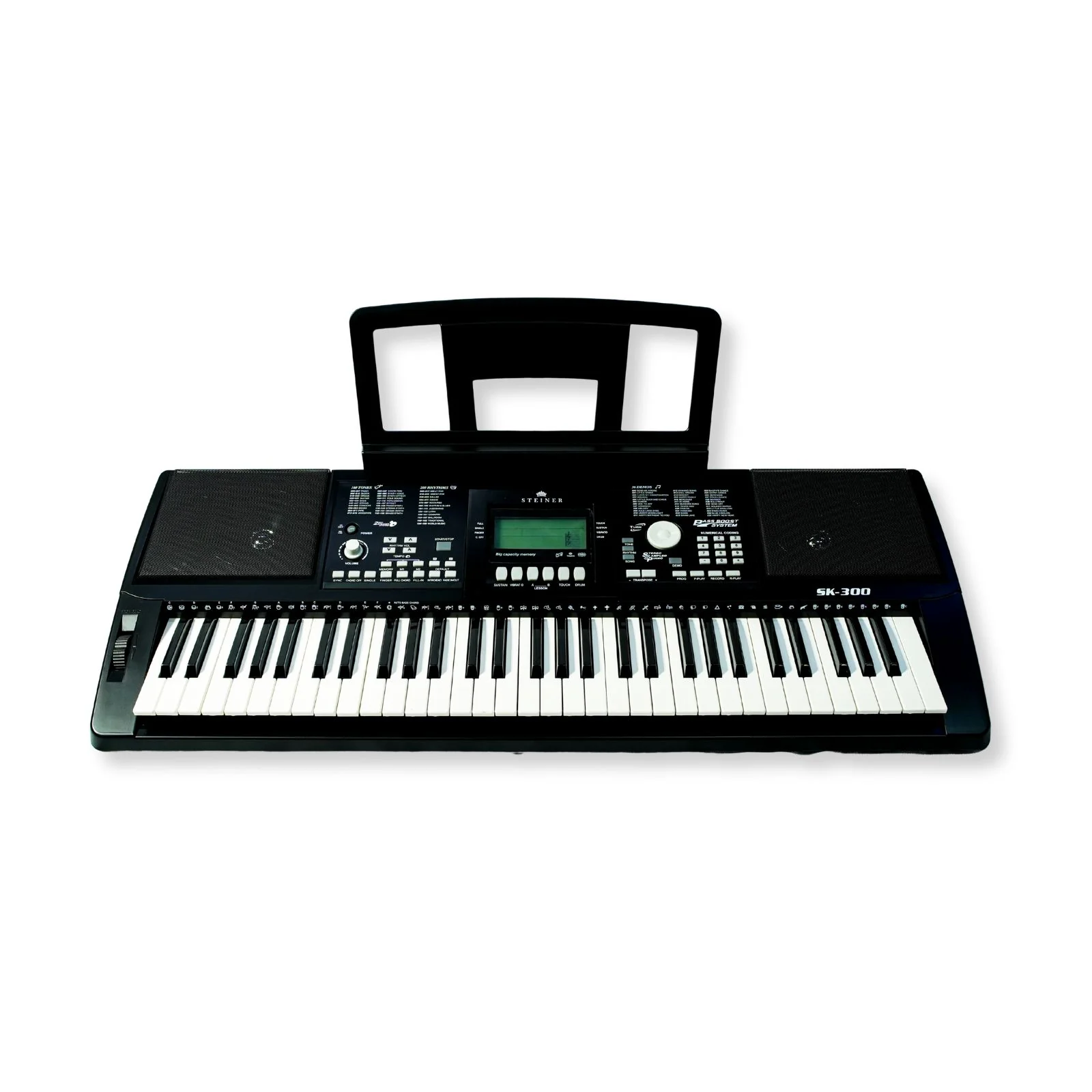 Steiner SK-300 Arranger Keyboard - Black - Image 6