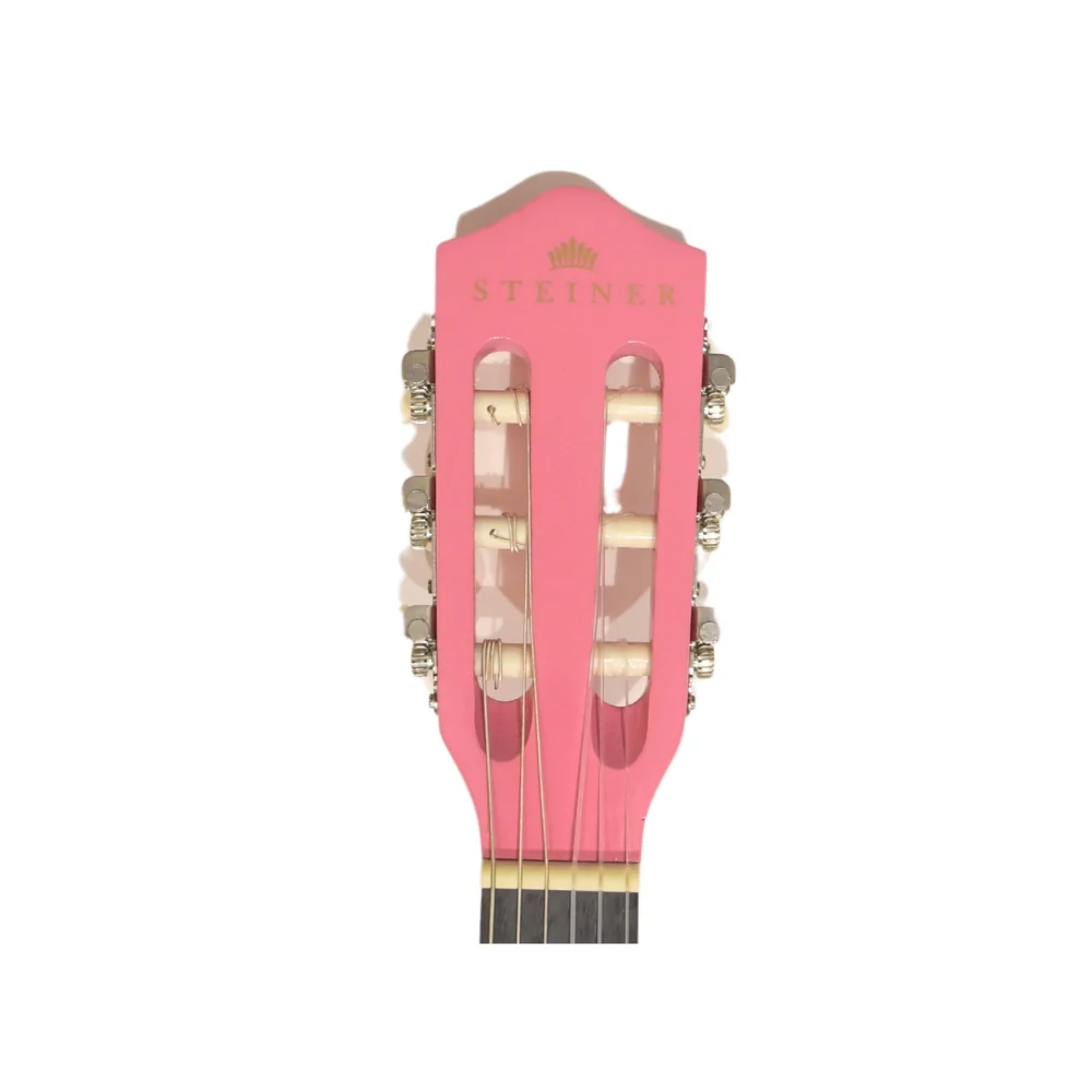 Steiner CG-34 Classical Guitar 1/2 - Pink - Image 2