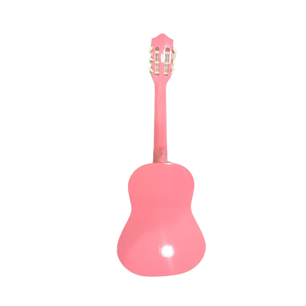 Steiner CG-34 Classical Guitar 1/2 - Pink - Image 4