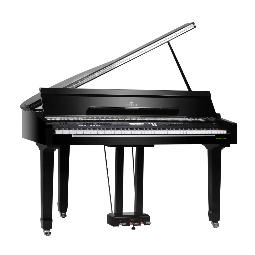 Steiner MG10B Digital Grand Piano - Black - Image 6