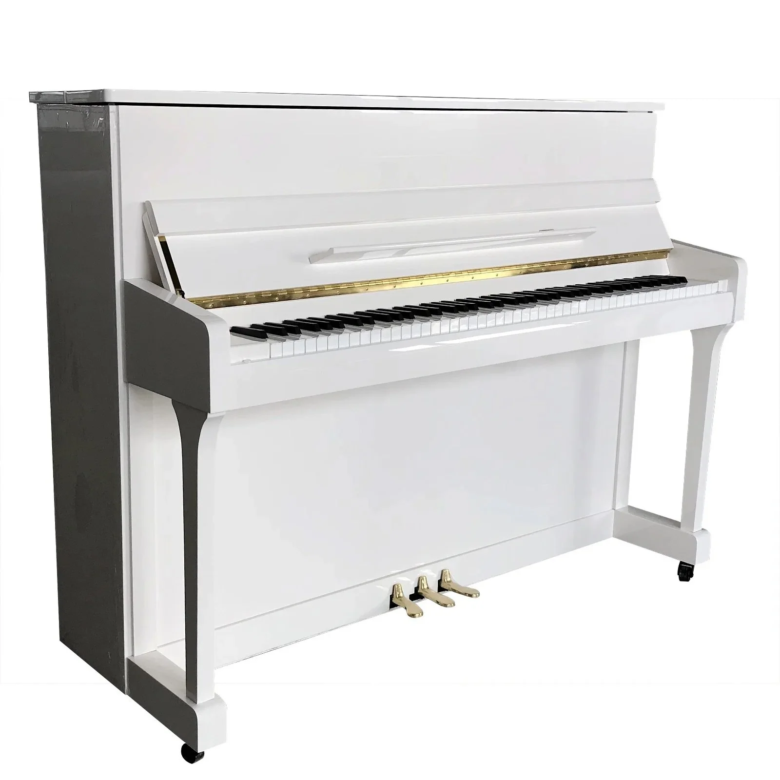 Steiner HU-110W Upright Piano - White - Image 4