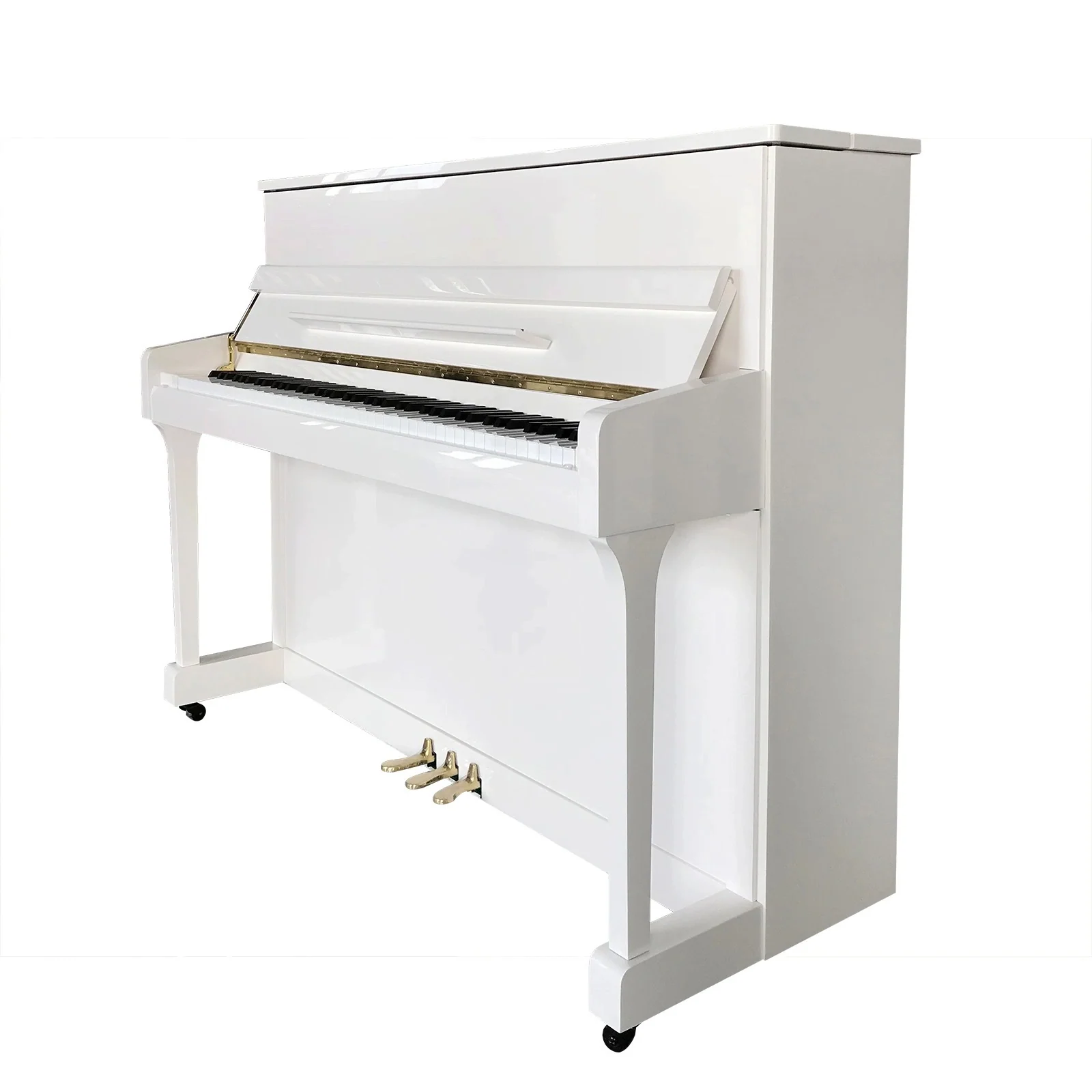 Steiner HU-110W Upright Piano - White - Image 5