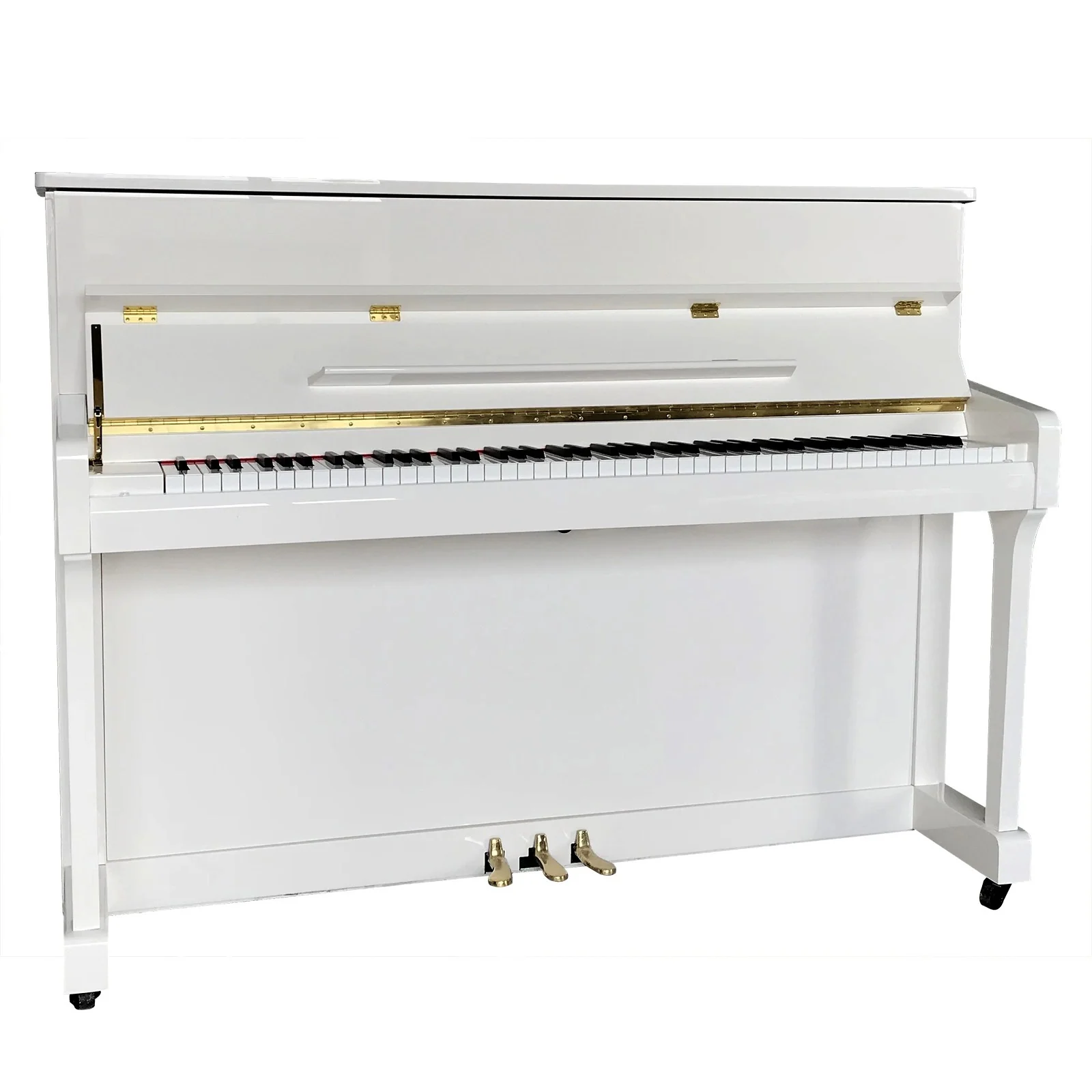 Steiner HU-110W Upright Piano - White - Image 6