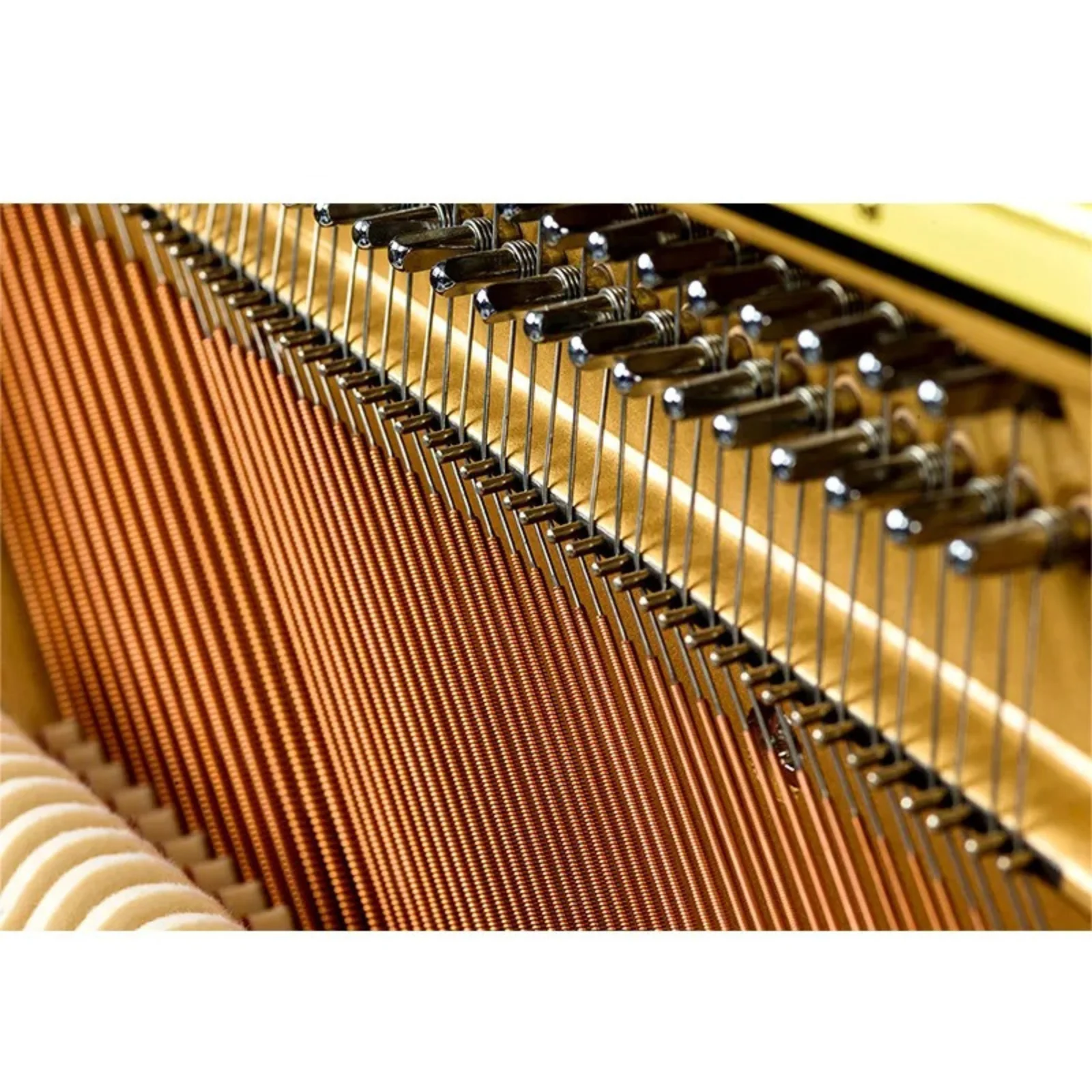 Steiner HU-110W Upright Piano - White - Image 7