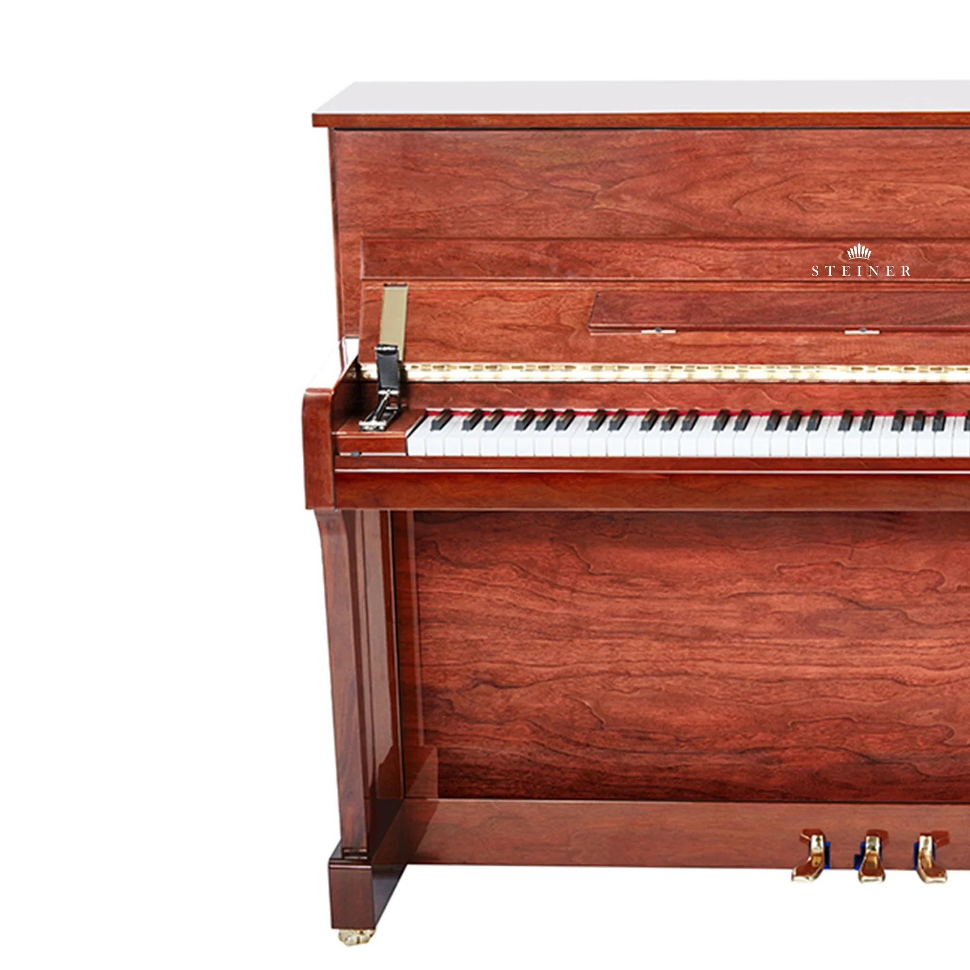 Steiner HU-110WA Upright Piano – Walnut - Image 7
