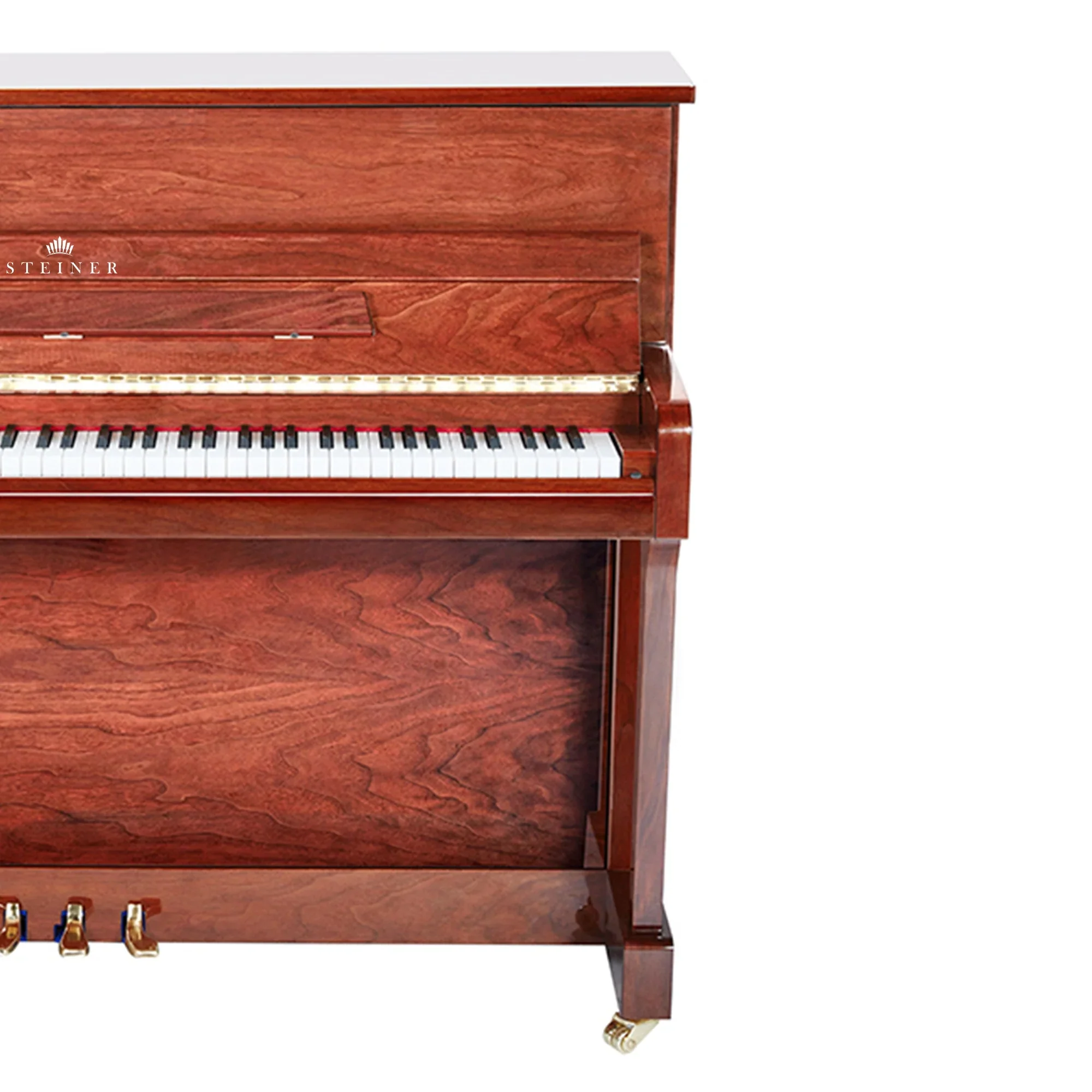 Steiner HU-110WA Upright Piano – Walnut - Image 8
