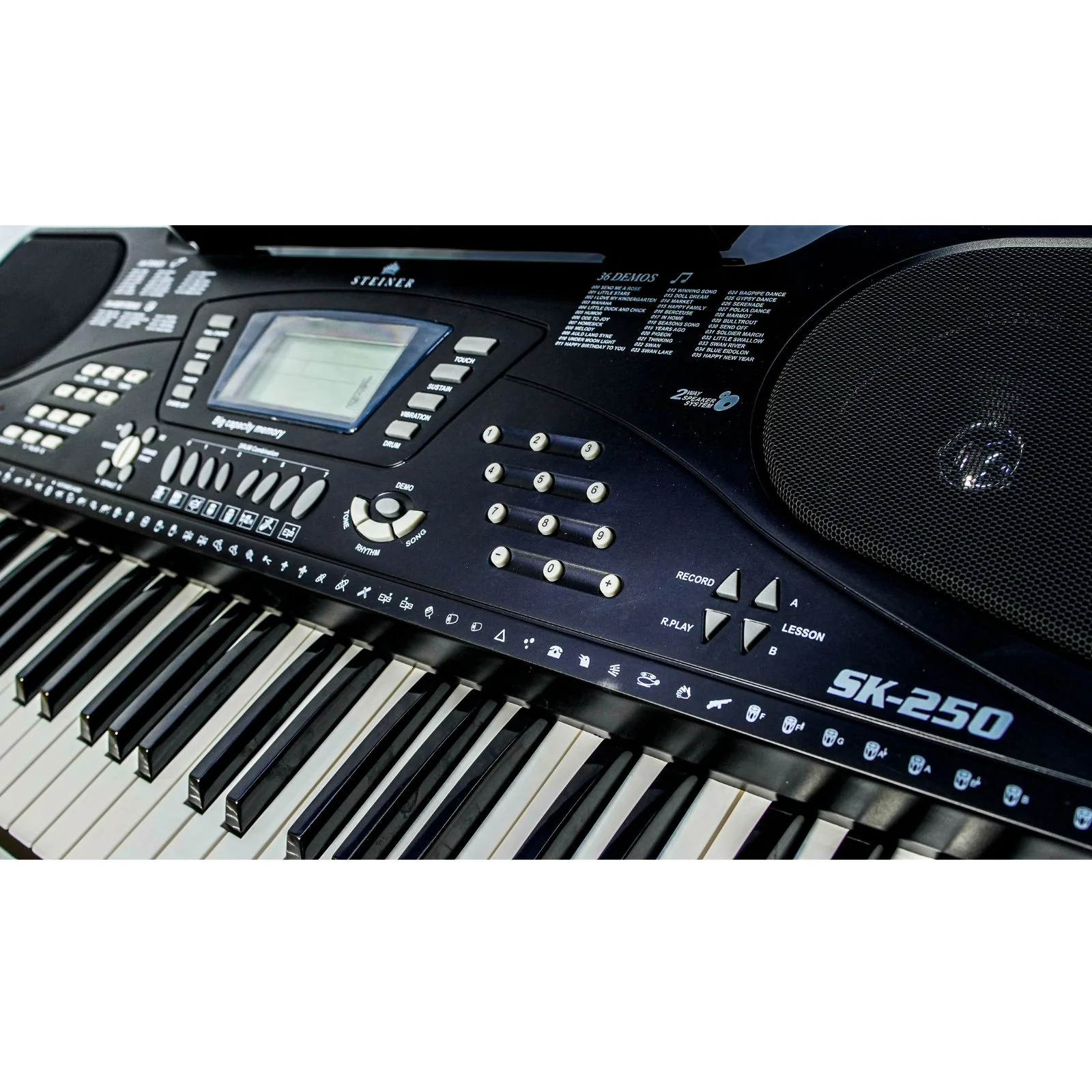 Steiner SK-250 Arranger Keyboard – Black - Image 7