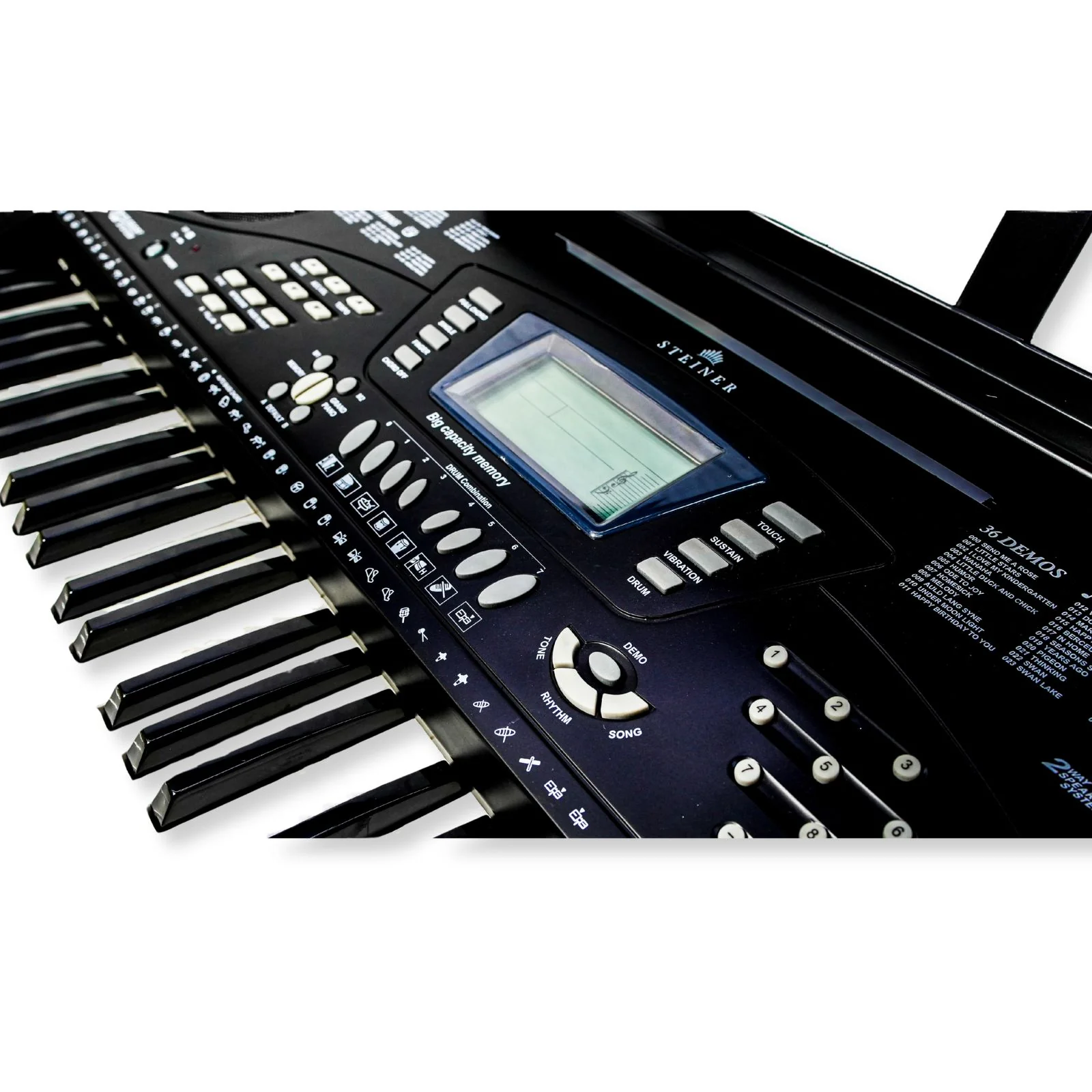 Steiner SK-250 Arranger Keyboard – Black - Image 9