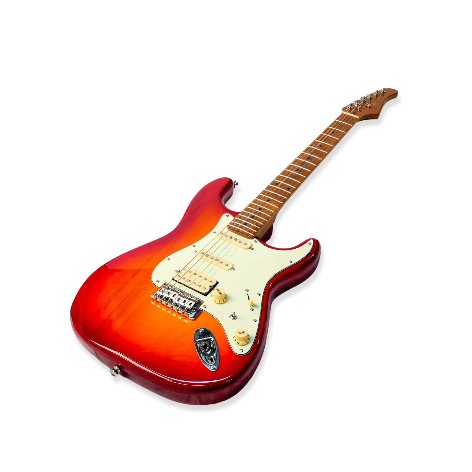 Steiner ST-EG-630S Electric Guitar – Orange Burst - Image 6
