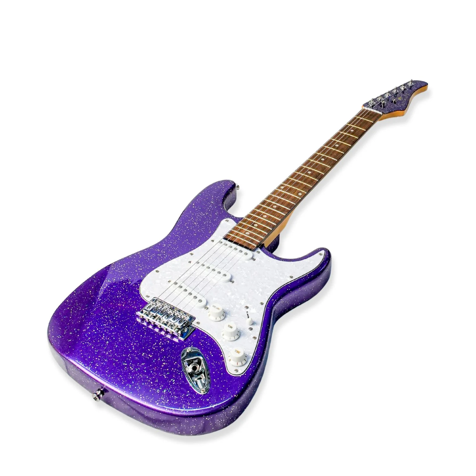 Steiner ST-EG300S Electric Guitar – Purple Sparkle - Image 6