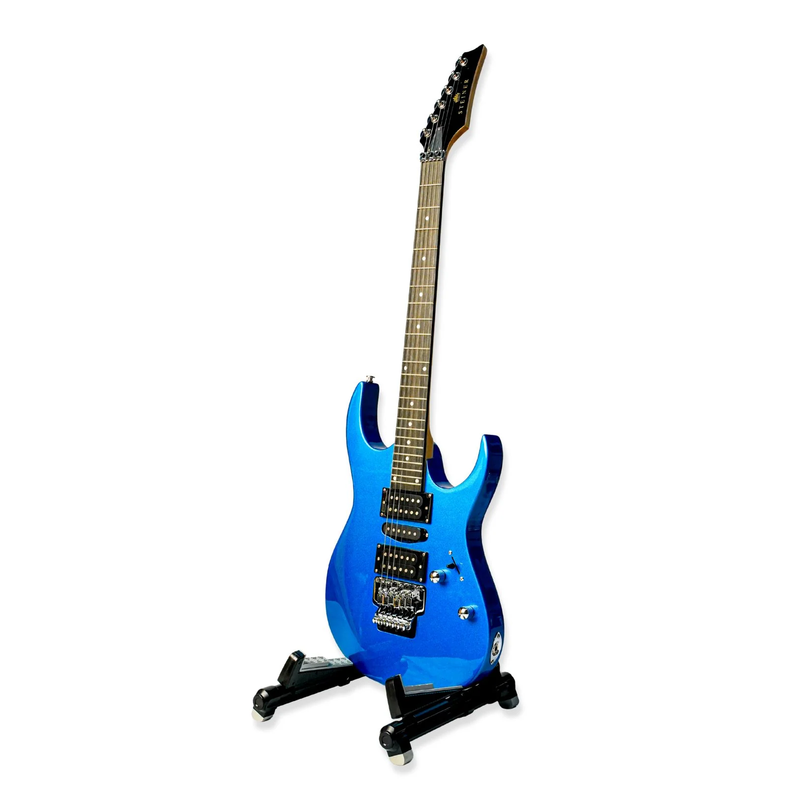 Steiner ST-EG5 Electric Guitar – Blue Gloss Finish - Image 3