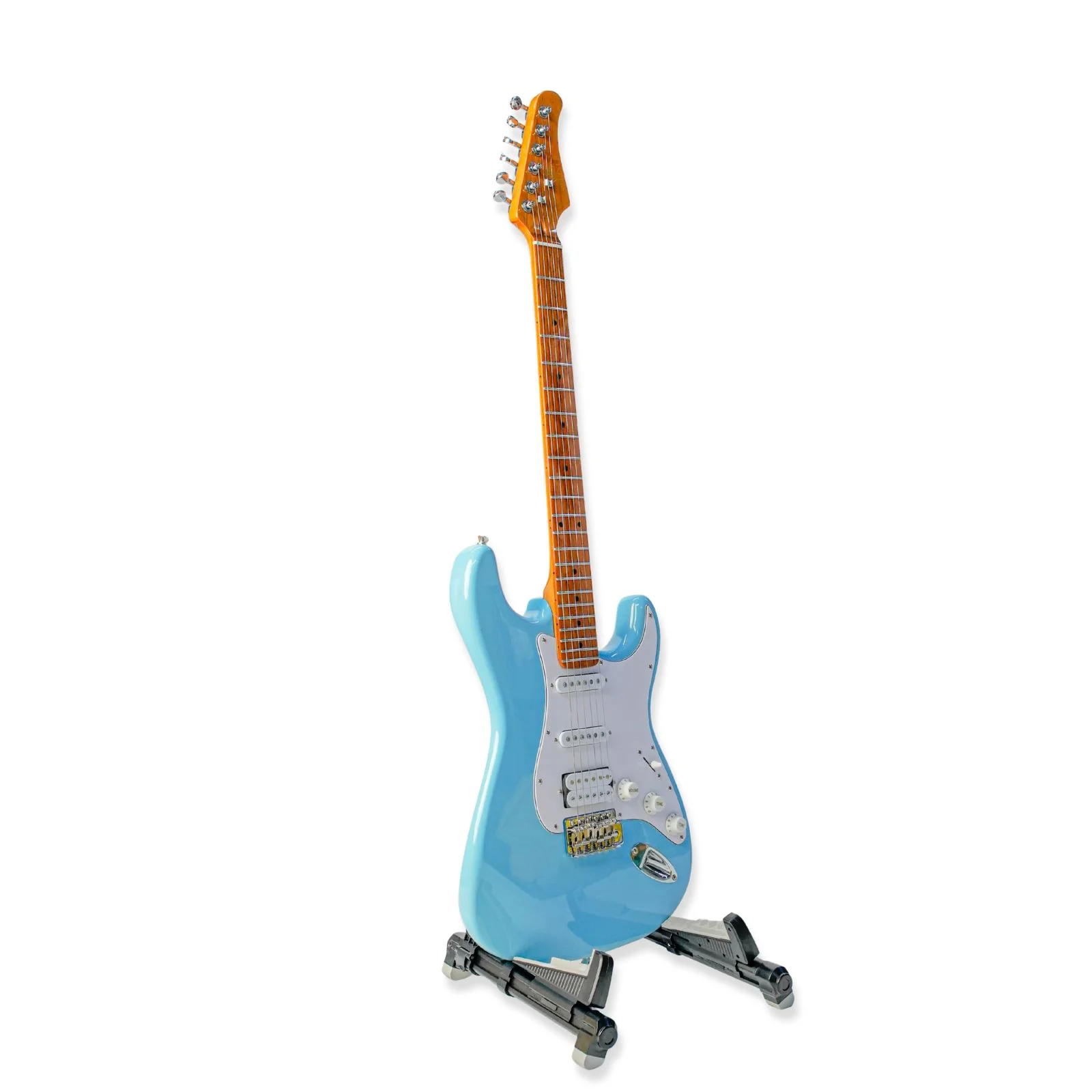 Steiner ST-EG600S Electric Guitar – Blue Gloss - Image 5