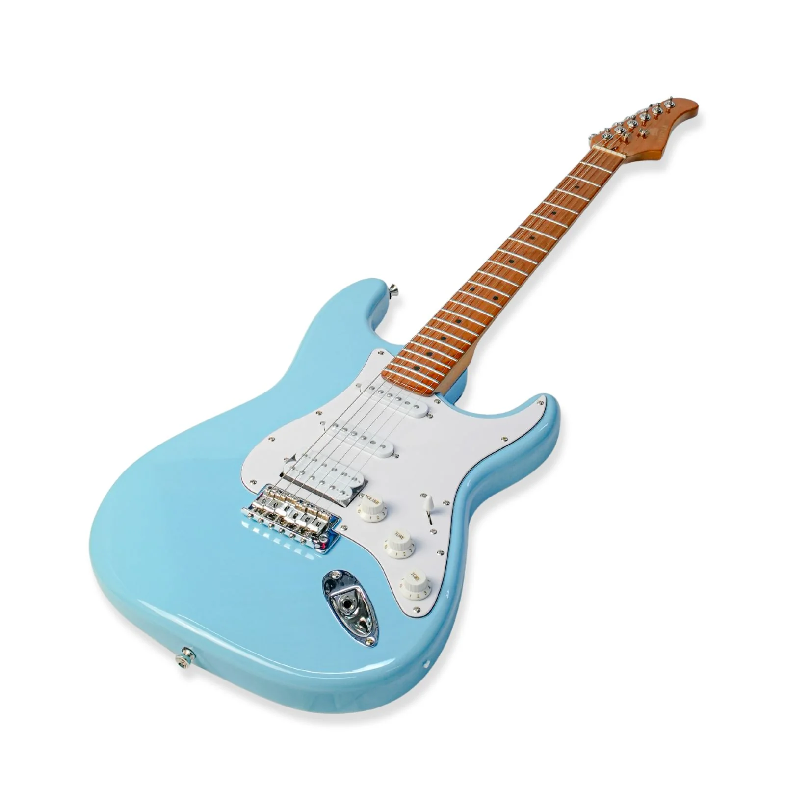 Steiner ST-EG600S Electric Guitar – Blue Gloss - Image 6