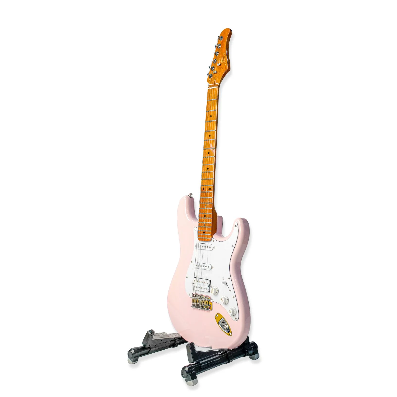 Steiner ST-EG600S Electric Guitar – Pink Gloss - Image 5