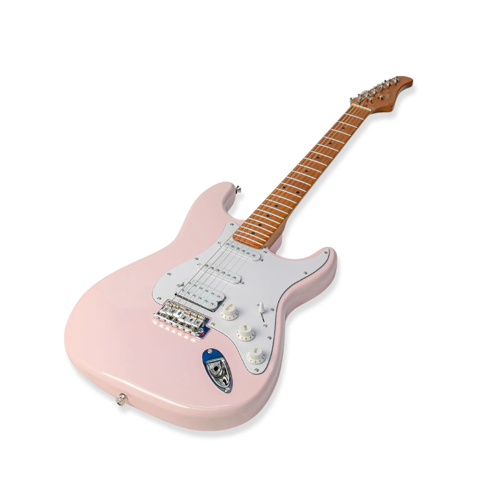 Steiner ST-EG600S Electric Guitar – Pink Gloss - Image 6