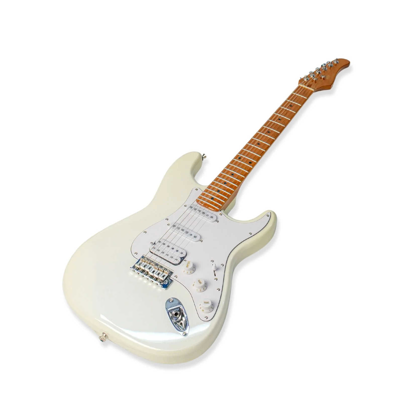 Steiner ST-EG600S Electric Guitar – White Gloss - Image 6