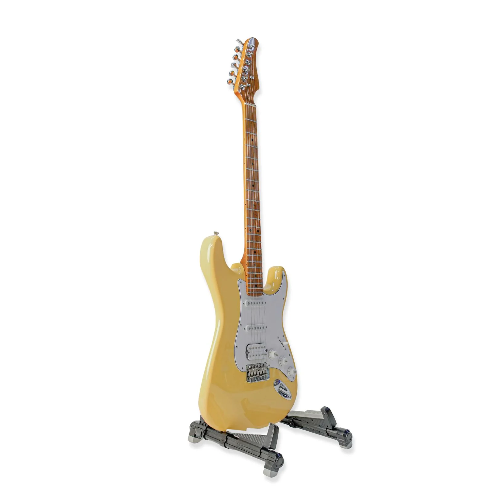 Steiner ST-EG600S Electric Guitar – Yellow Gloss - Image 3