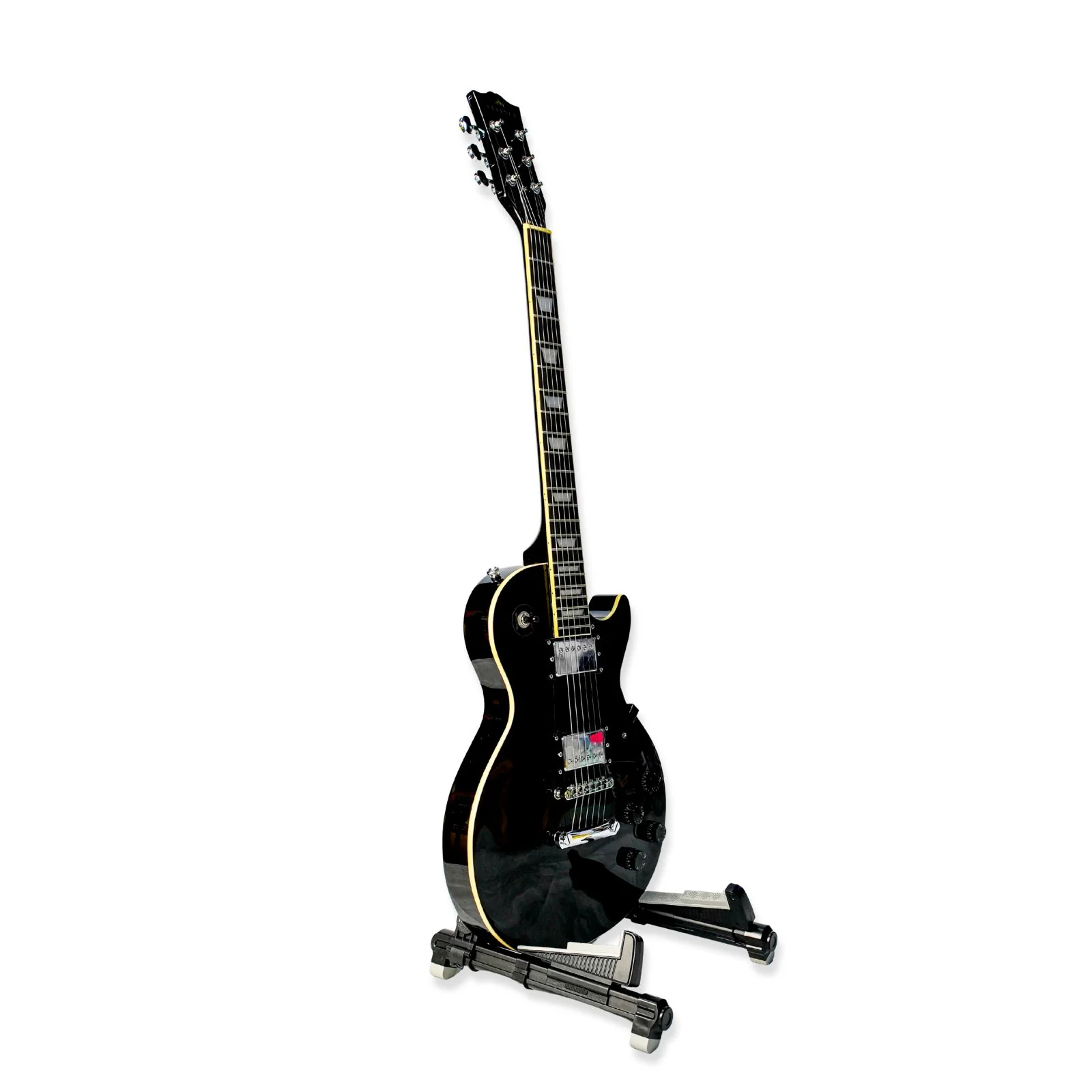 Steiner ST-EG9 Electric Guitar – Black High Gloss - Image 2