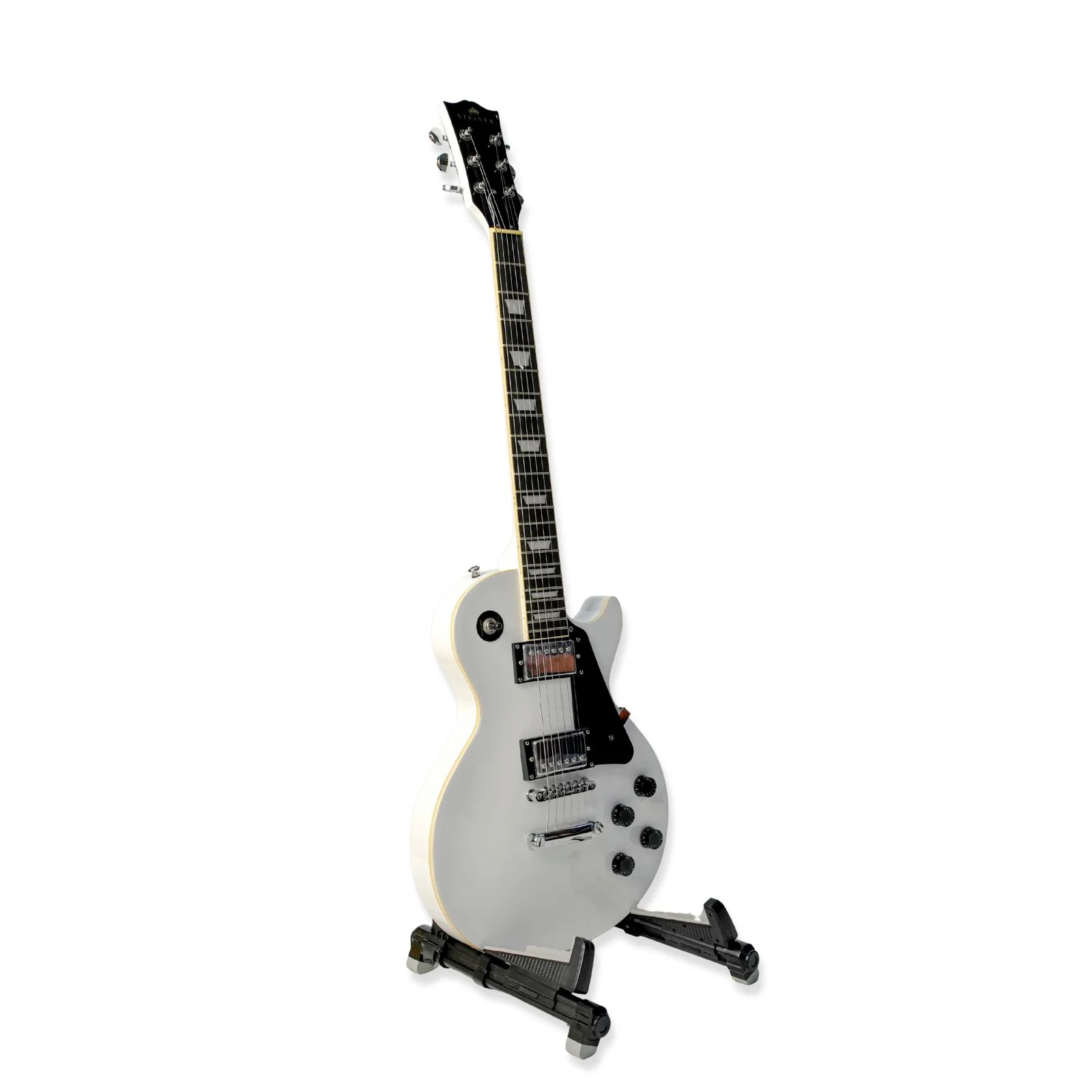 Steiner ST-EG9 Electric Guitar – White High Gloss - Image 3