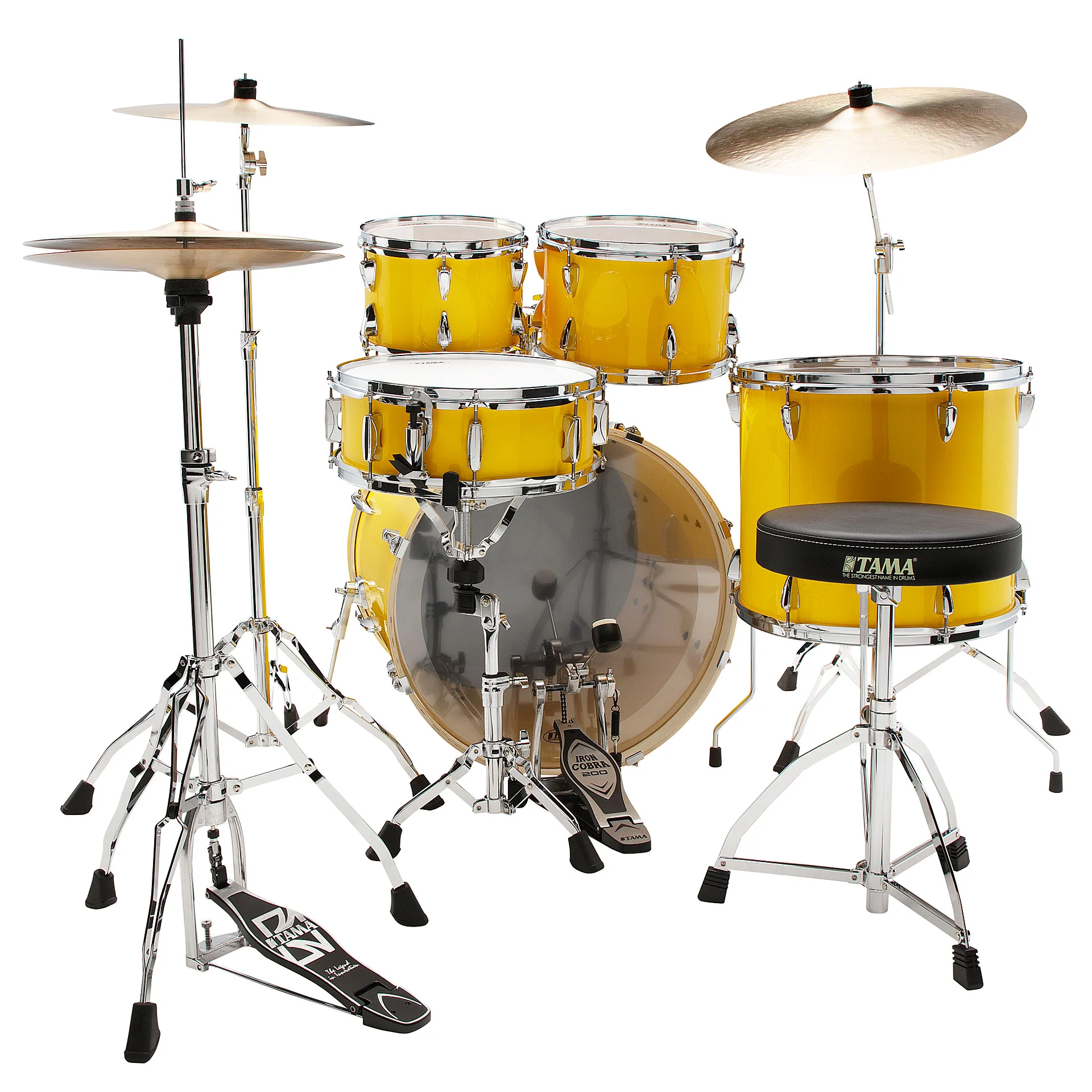 Tama Imperialstar IP52H6W-ELY Drum Kit – Electric Yellow - Image 4