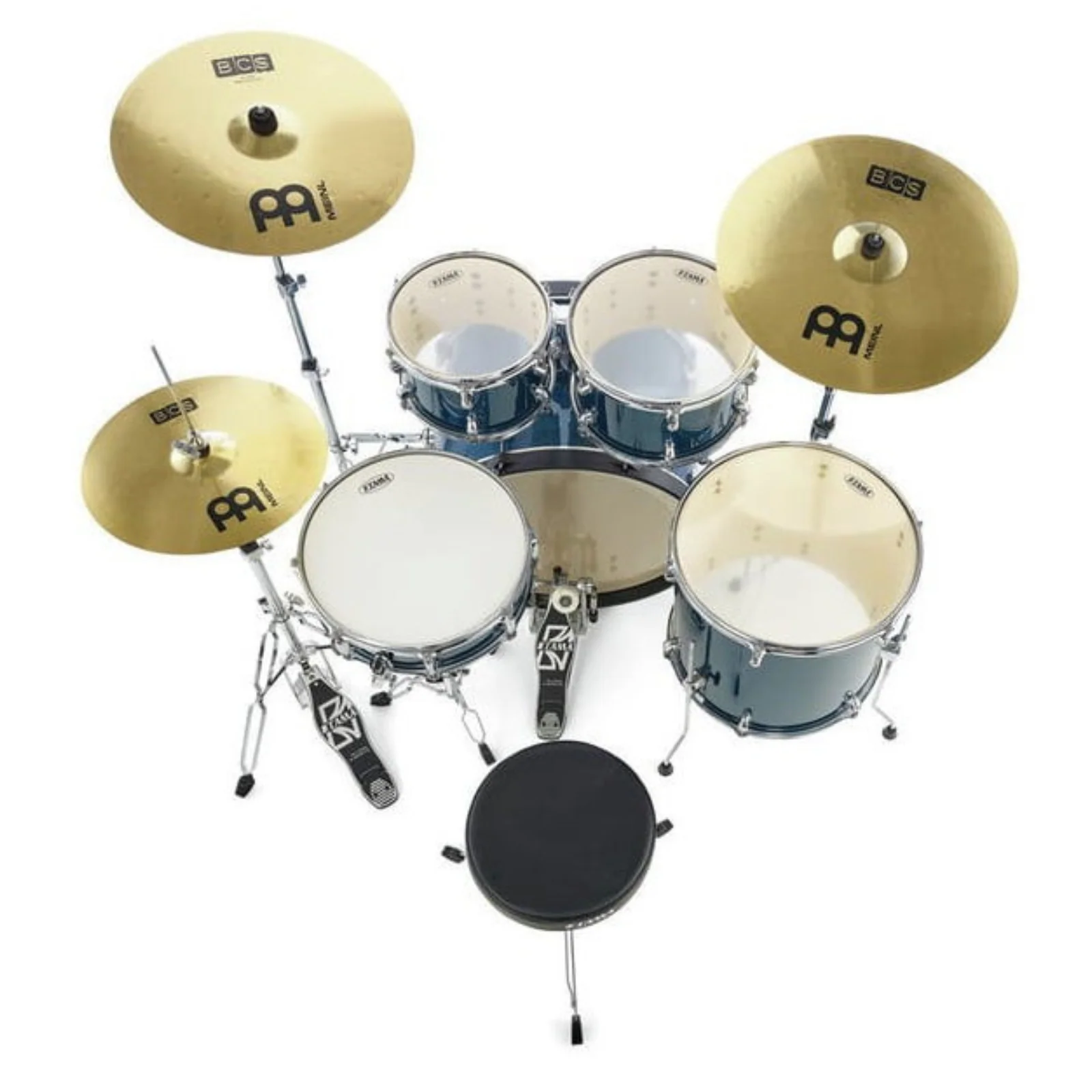 Tama Rhythm Mate RM52KH6-HLB Drum Kit - Hairline Blue - Image 4