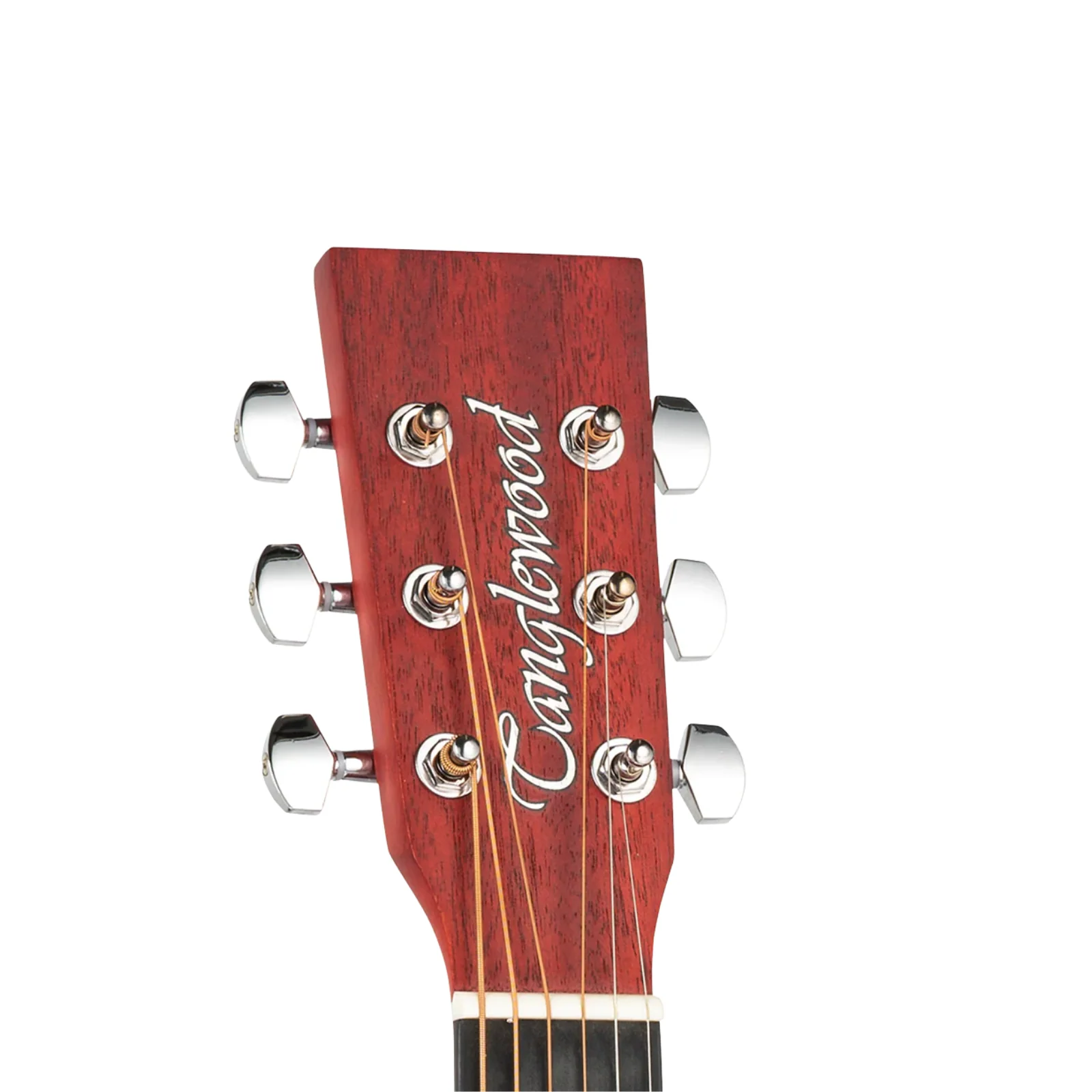 Tanglewood TWCR-O Acoustic Guitar – Thru Red Satin - Image 3