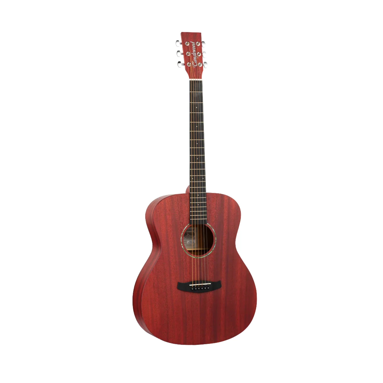 Tanglewood TWCR-O Acoustic Guitar – Thru Red Satin - Image 4
