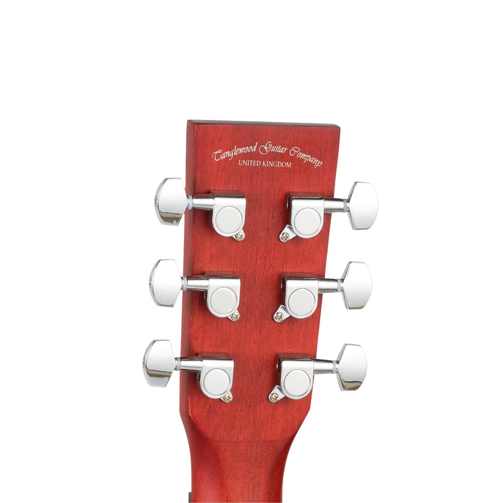 Tanglewood TWCR-O Acoustic Guitar – Thru Red Satin - Image 5