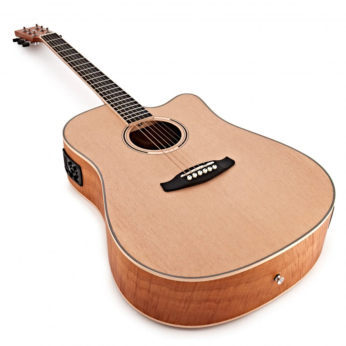 Tanglewood DBT-SFCE-FMH-G Discovery 3/4 Electro-Acoustic Guitar - Image 8