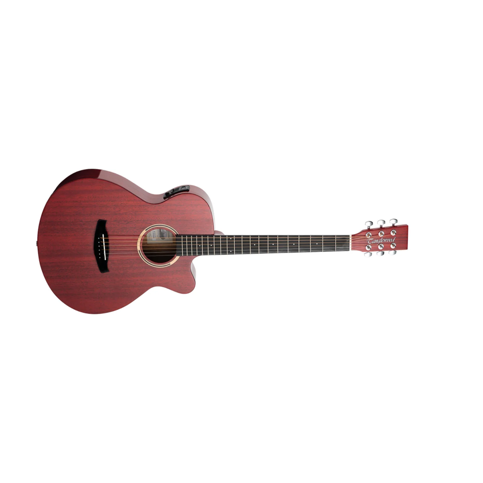 Tanglewood DBT-SFCE-TRG Electro-Acoustic Guitar - Red Gloss - Image 4