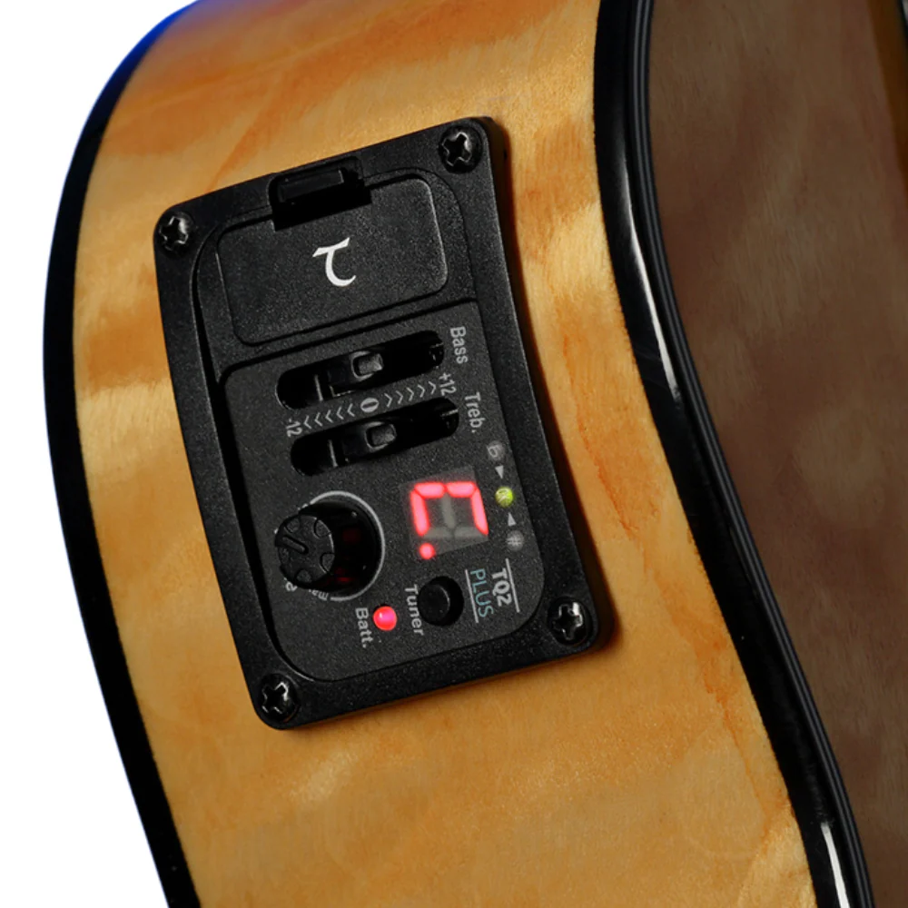 Tanglewood Tiare TWT26-E Ukulele - Tuscan Sunset Red - Image 3