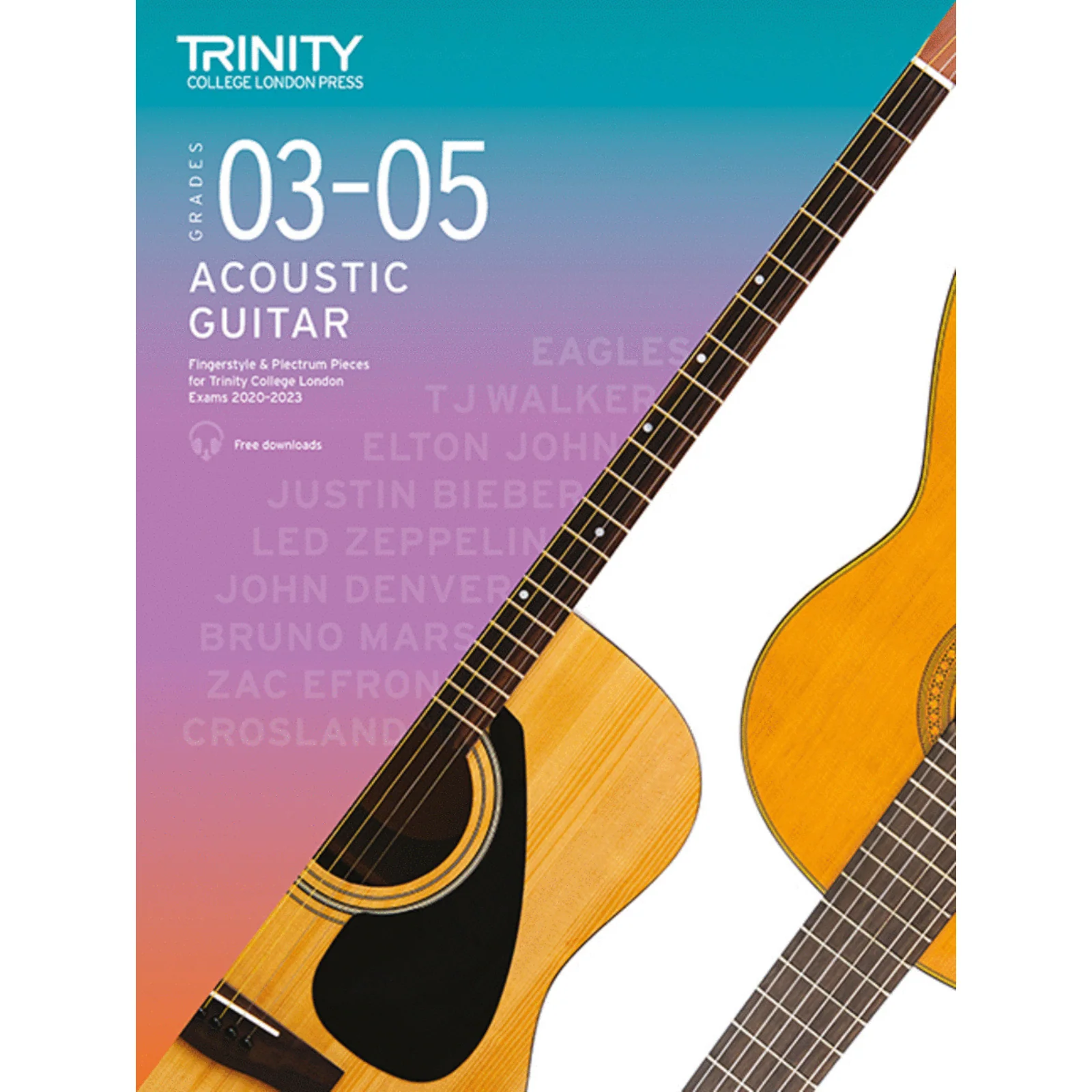 Trinity Acoustic Guitar Exam Pieces Grades 3–5 (2020–2023)