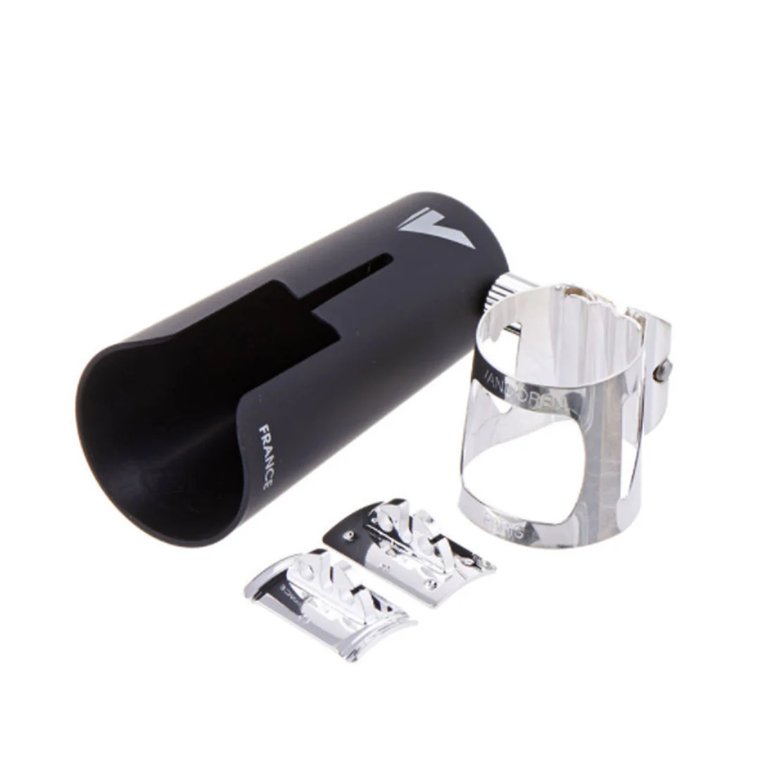 Vandoren lc01p optimum ligature and plastic cap for bb clarinet silver