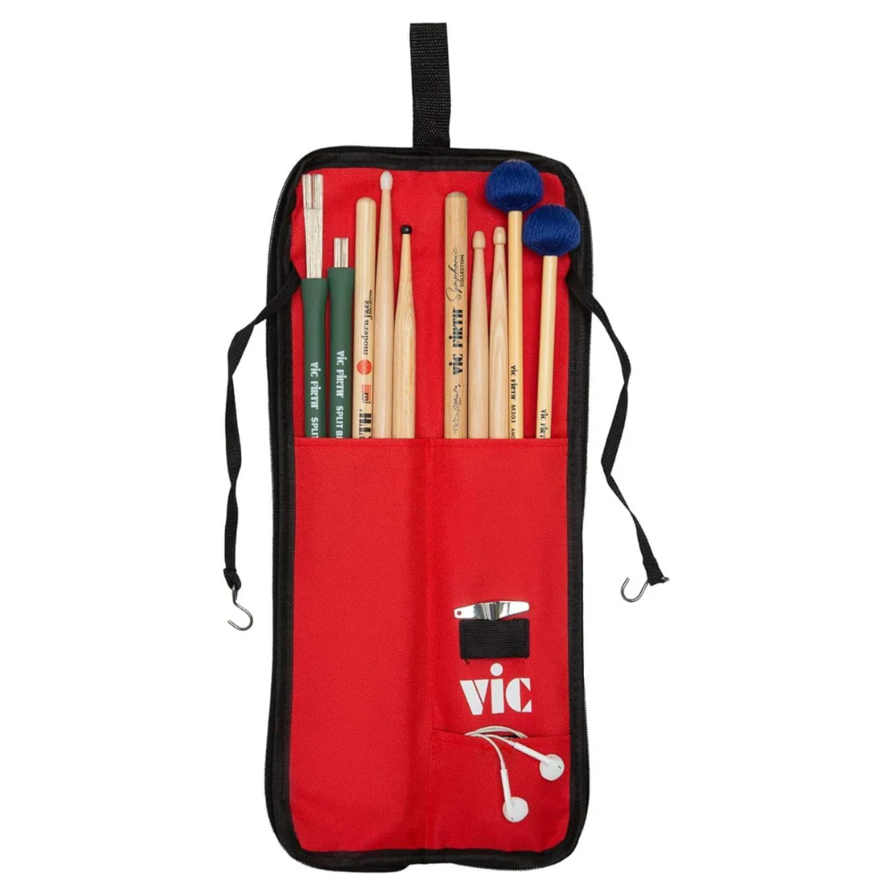 Vic Firth ESBRED Essential Stick Bag - Red - Image 3