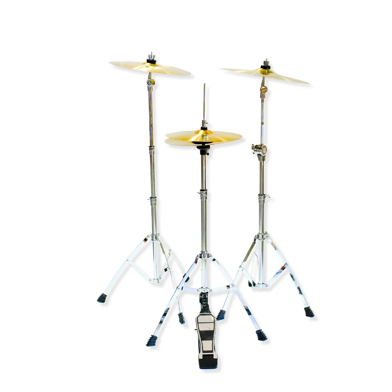Yamaha 5-Piece Acoustic Drum Kit - Orange Glitter Finish - Image 4